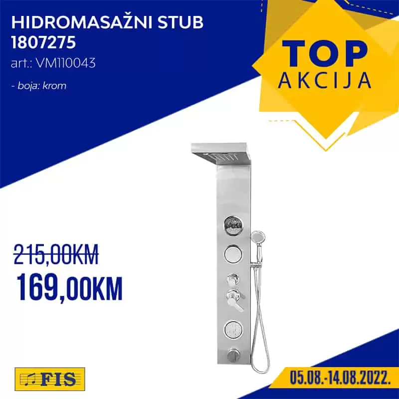 Fis TOP akcija za TOP artikle! Snizenje namjestaja, tehnike, bazena!