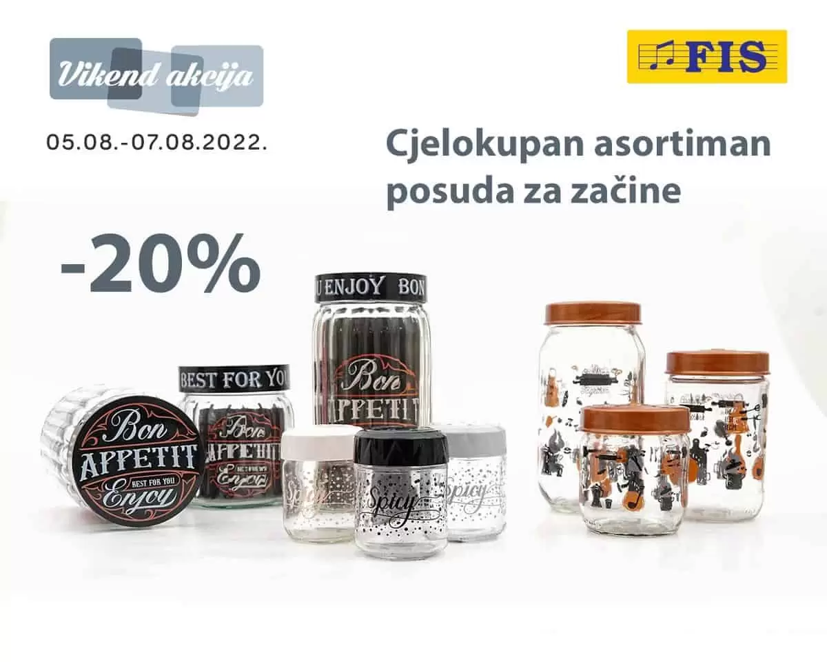 Fis vikend akcija 5-7.8.2022. ODLICNA SNIZENJA