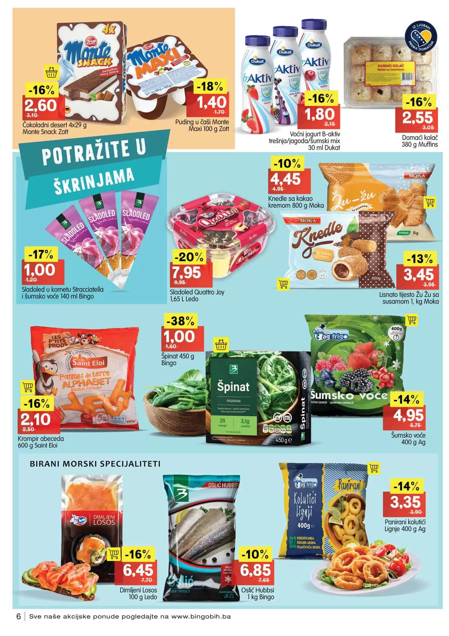 Bingo katalog SENZACIJA avgust 2022! Akcija snizenja 2-14.8.2022.