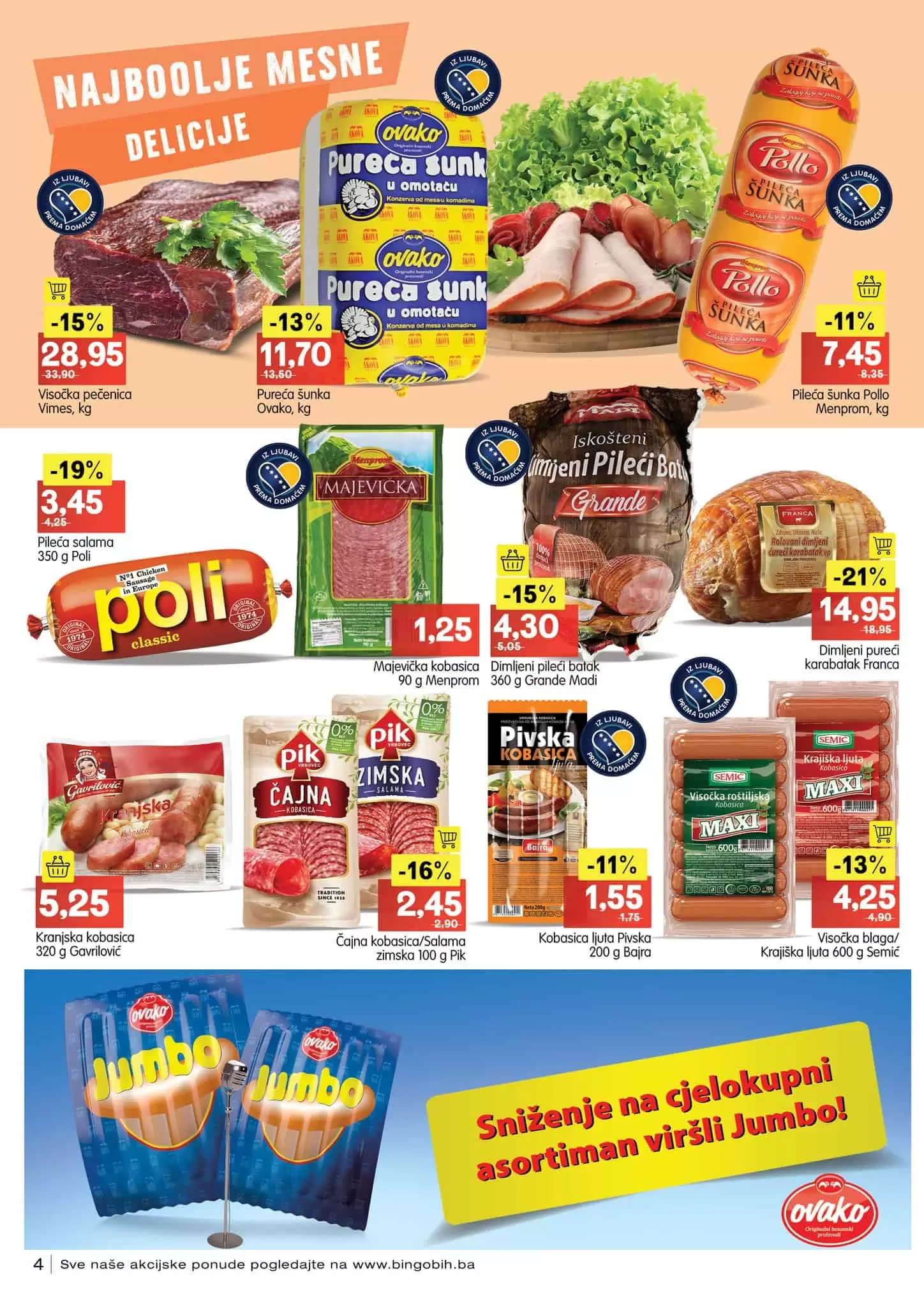 Bingo katalog SENZACIJA avgust 2022! Akcija snizenja 2-14.8.2022.