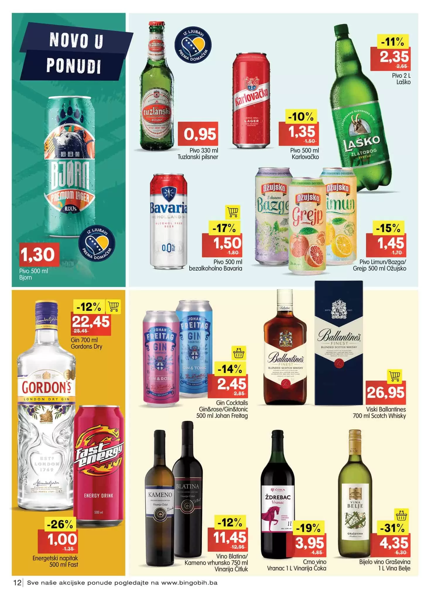 Bingo katalog SENZACIJA avgust 2022! Akcija snizenja 2-14.8.2022.