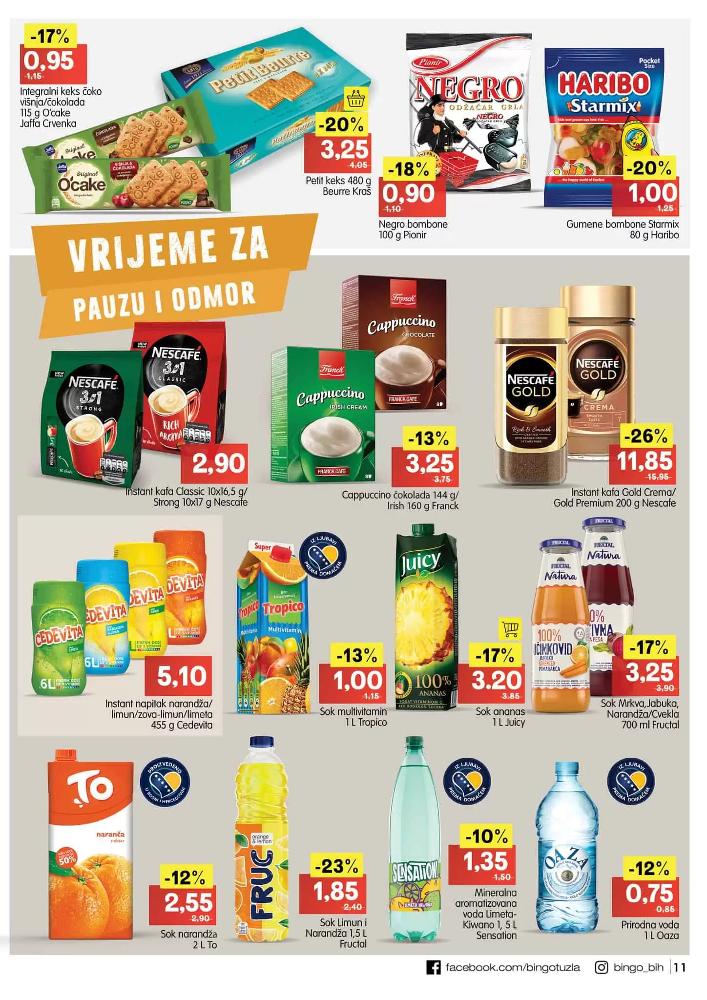 Bingo katalog SENZACIJA avgust 2022! Akcija snizenja 2-14.8.2022.