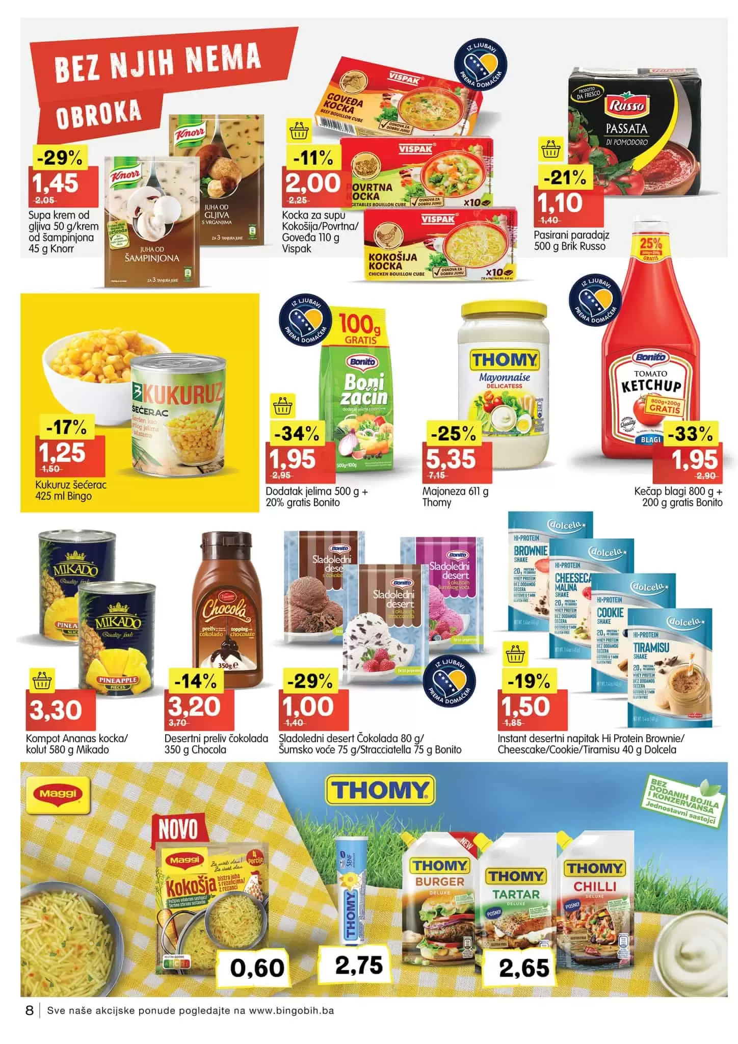 Bingo katalog SENZACIJA avgust 2022! Akcija snizenja 2-14.8.2022.