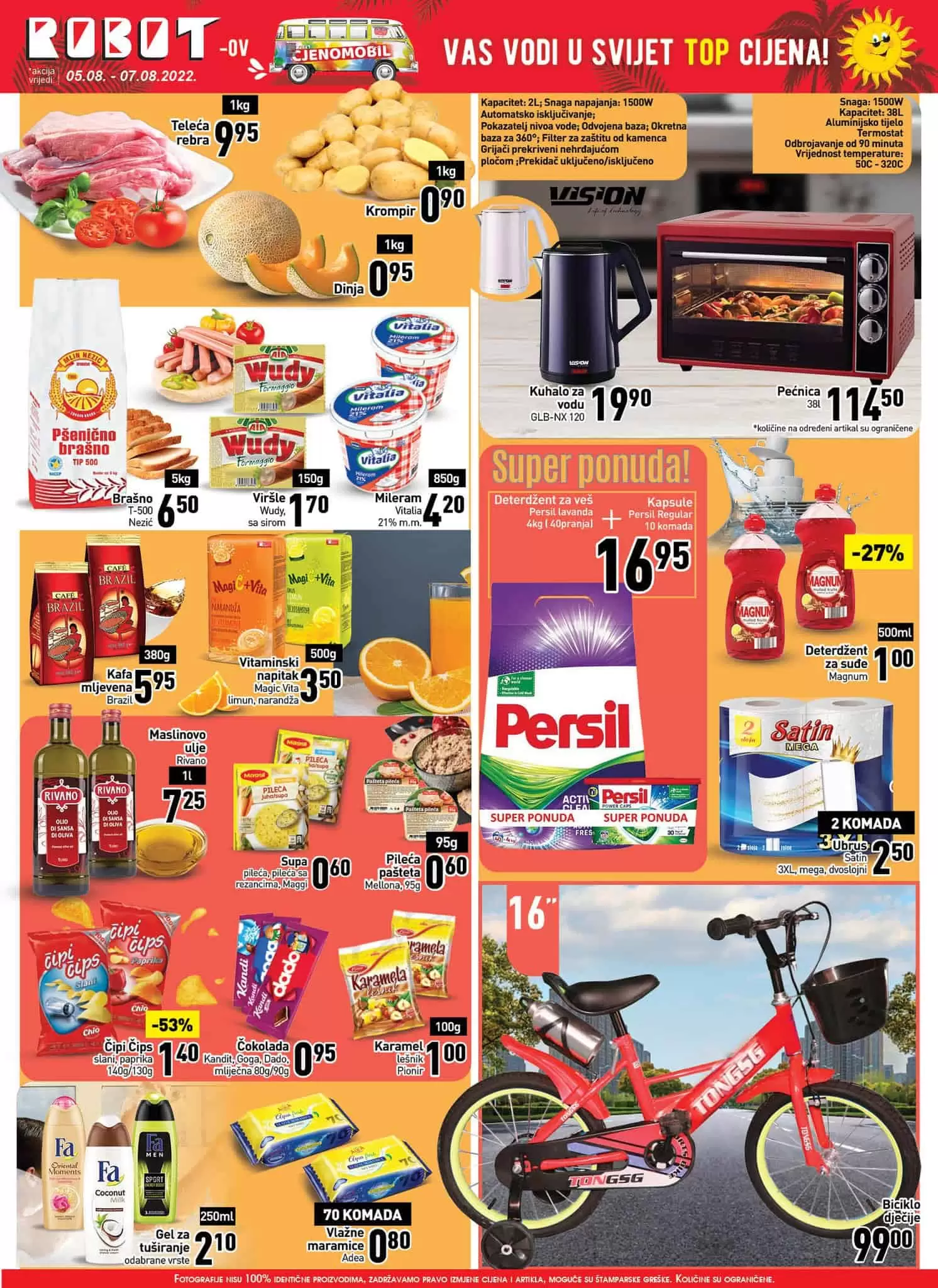 ROBOT vikend akcija avgust 2022【SUPER SNIŽENJE】5-7.08.202