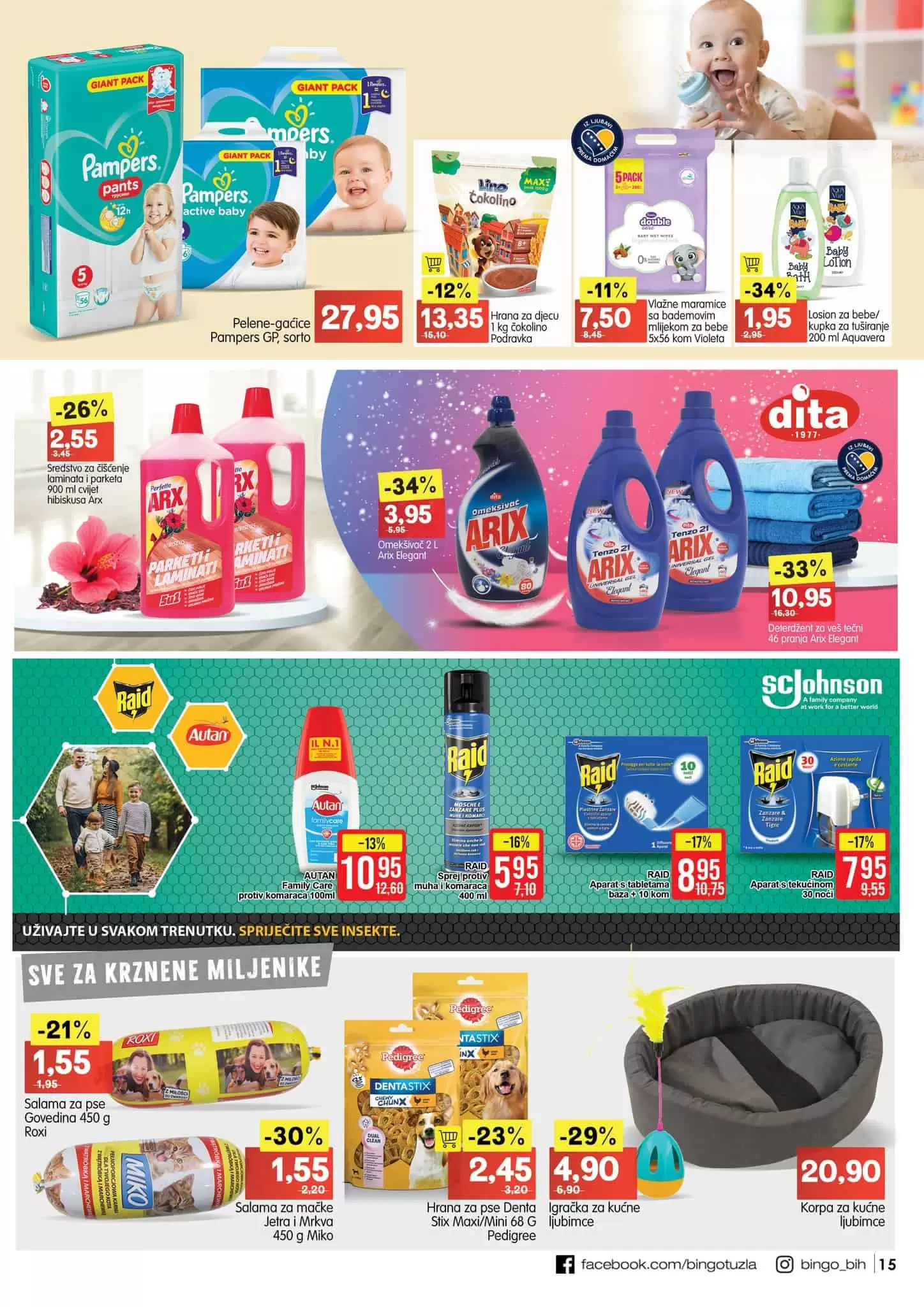 Bingo katalog SENZACIJA avgust 2022! Akcija snizenja 2-14.8.2022.