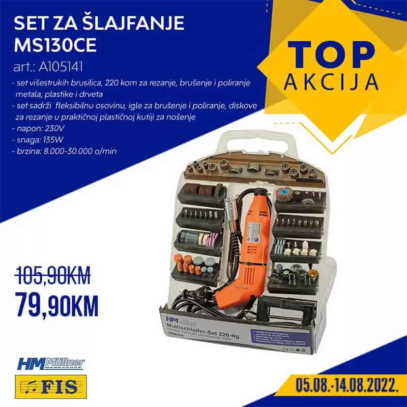 Fis TOP akcija za TOP artikle! Snizenje namjestaja, tehnike, bazena!