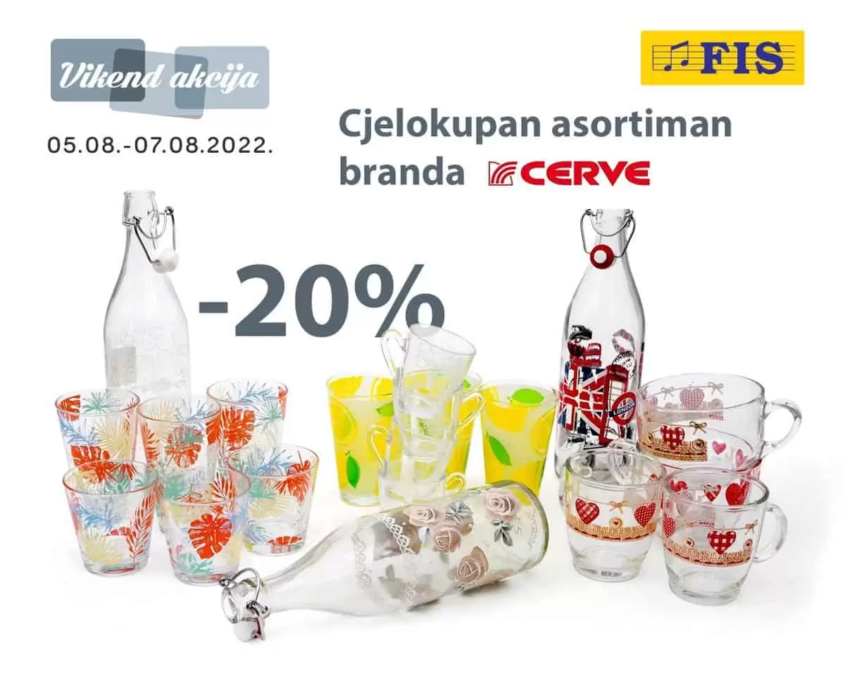 Fis vikend akcija 5-7.8.2022. ODLICNA SNIZENJA