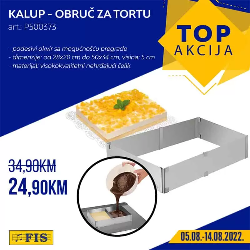 Fis TOP akcija za TOP artikle! Snizenje namjestaja, tehnike, bazena!