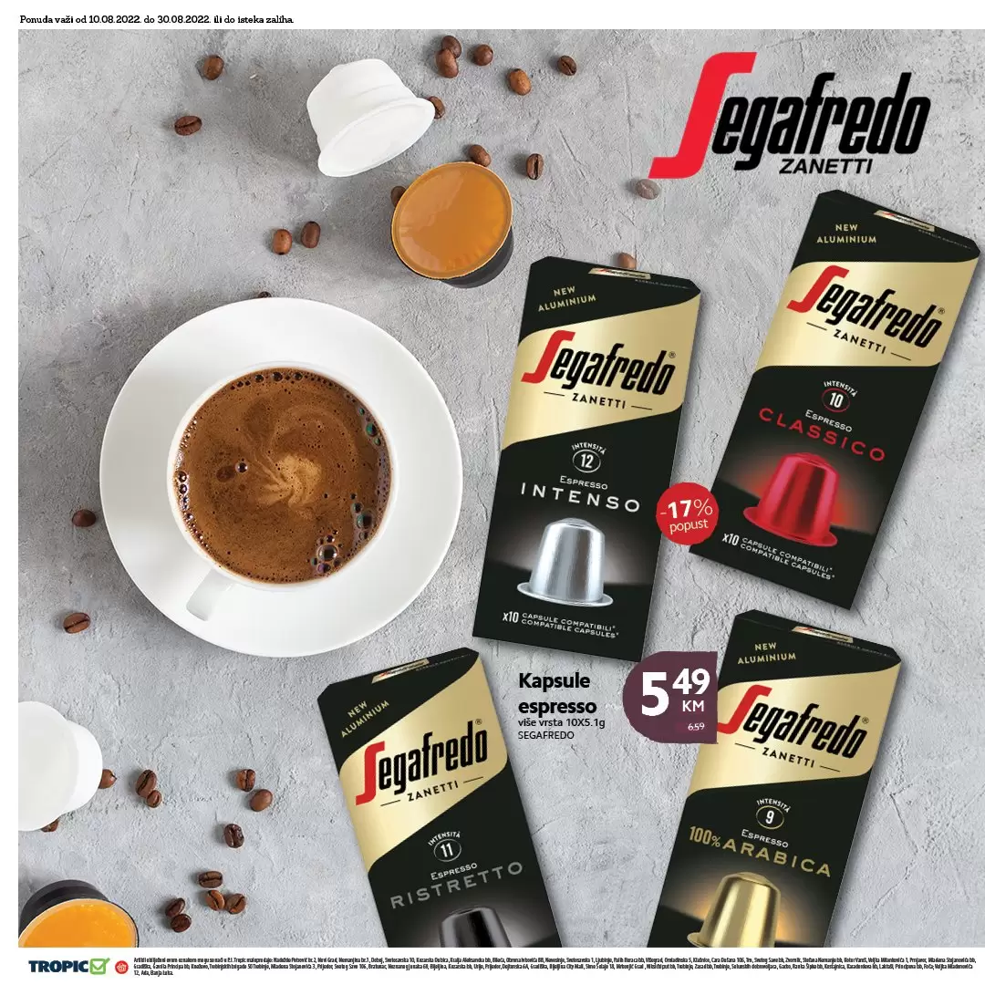 Novi TROPIC katalog avgust 2022【SNIZENJE do 41%】akcija snizenja 10-31.8.2022.