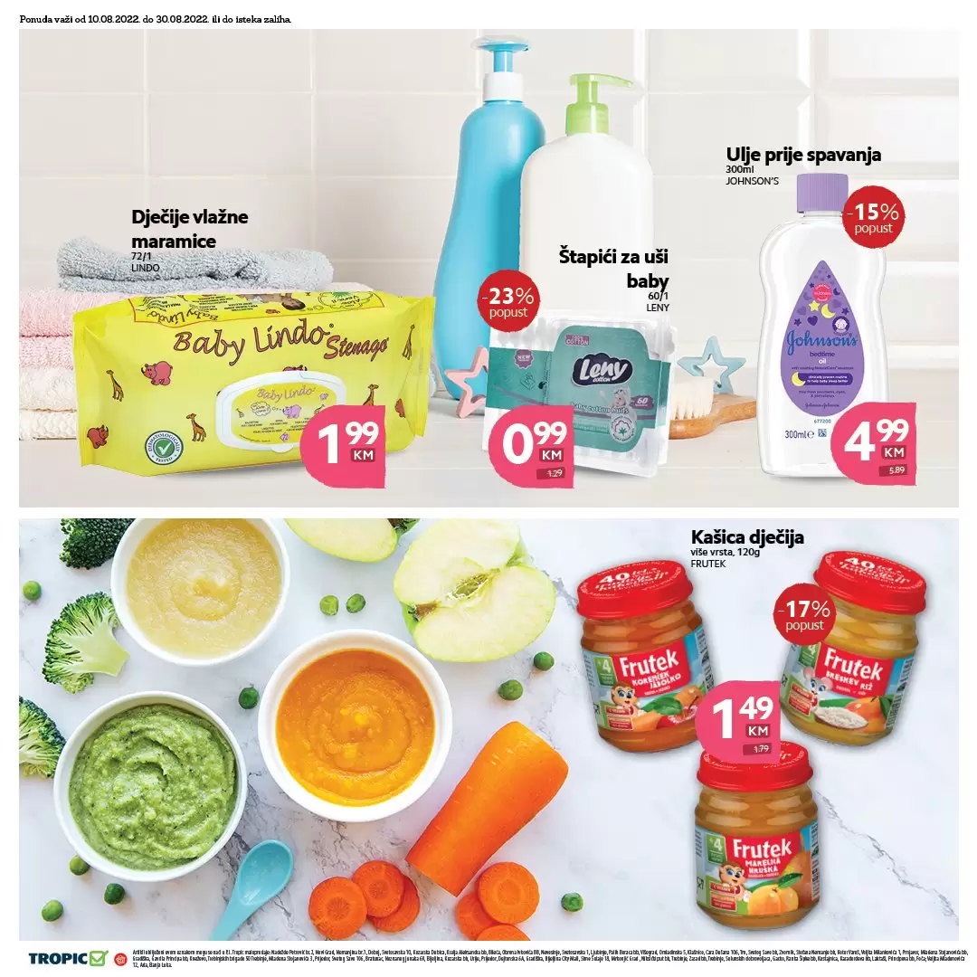 Novi TROPIC katalog avgust 2022【SNIZENJE do 41%】akcija snizenja 10-31.8.2022.