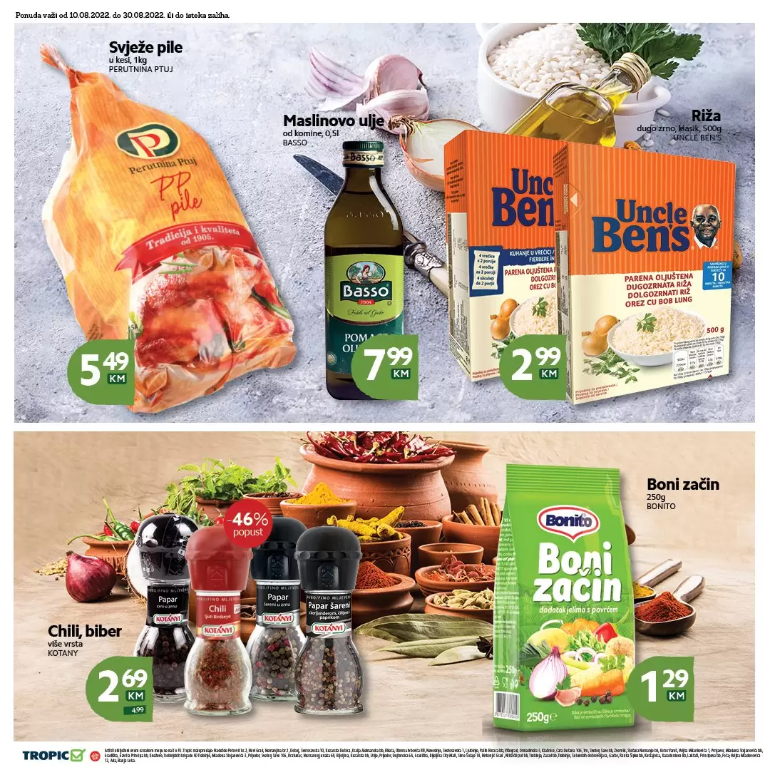 Novi TROPIC katalog avgust 2022【SNIZENJE do 41%】akcija snizenja 10-31.8.2022.