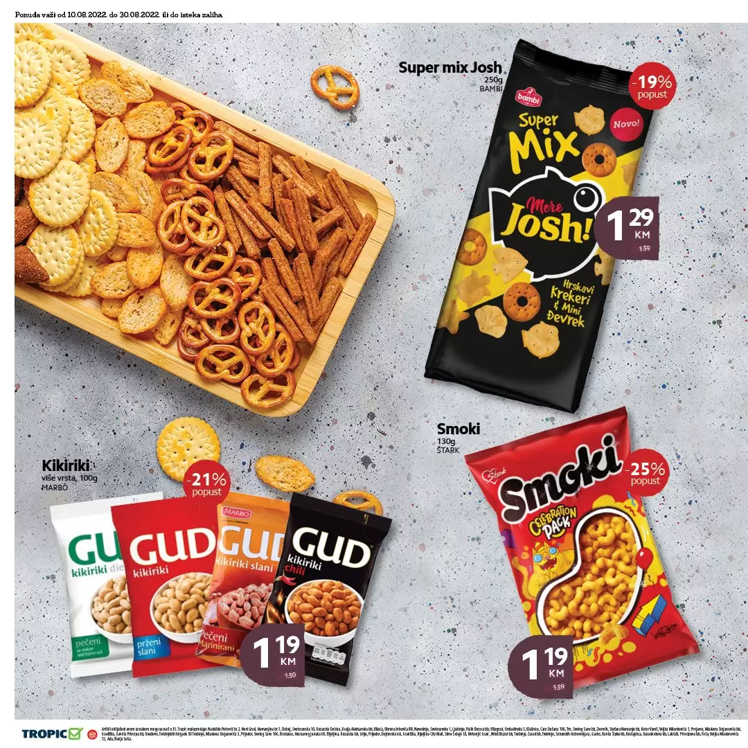Novi TROPIC katalog avgust 2022【SNIZENJE do 41%】akcija snizenja 10-31.8.2022.