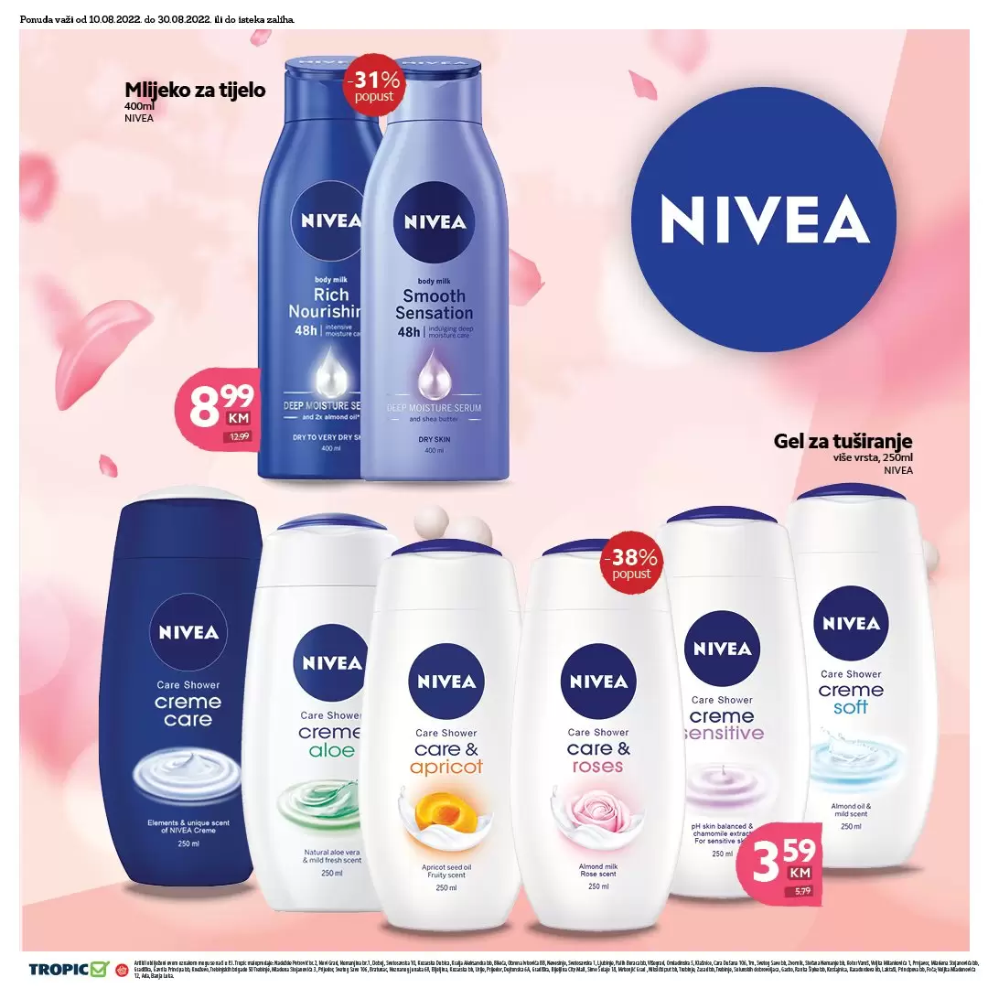 Novi TROPIC katalog avgust 2022【SNIZENJE do 41%】akcija snizenja 10-31.8.2022.