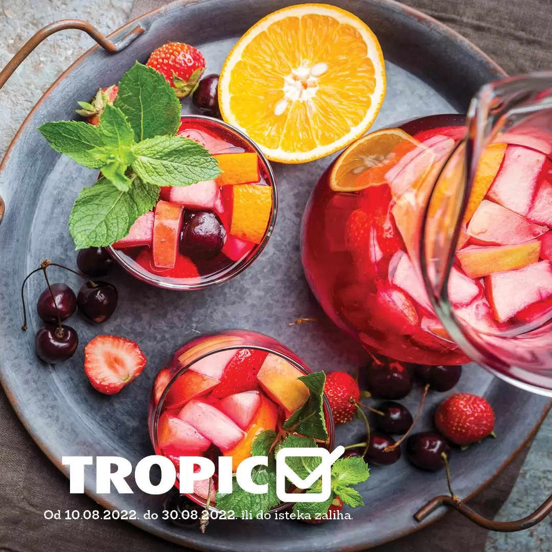 Novi TROPIC katalog avgust 2022【SNIZENJE do 41%】akcija snizenja 10-31.8.2022. Novi TROPIC katalog avgust 2022【SNIZENJE do 41%】akcija snizenja 10-31.8.2022.