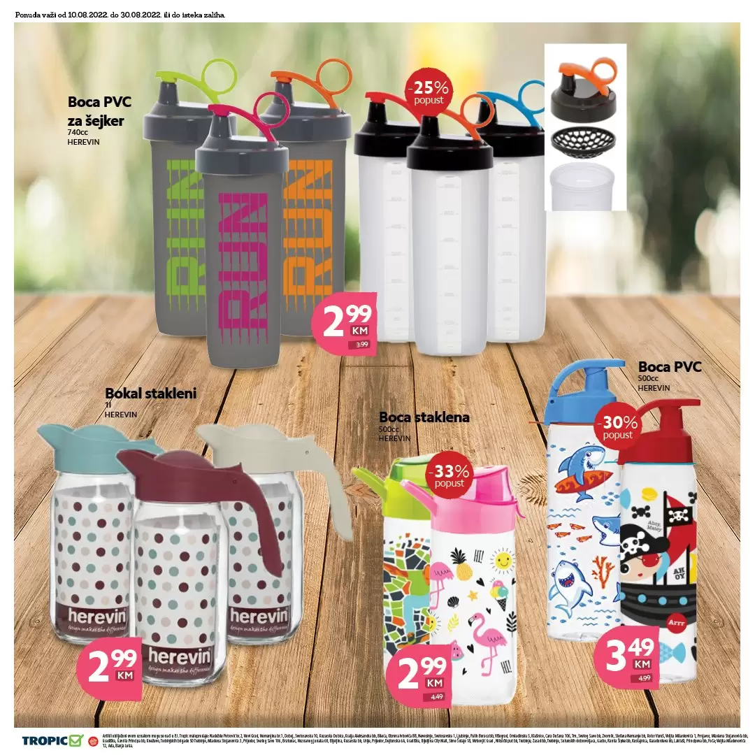 Novi TROPIC katalog avgust 2022【SNIZENJE do 41%】akcija snizenja 10-31.8.2022.