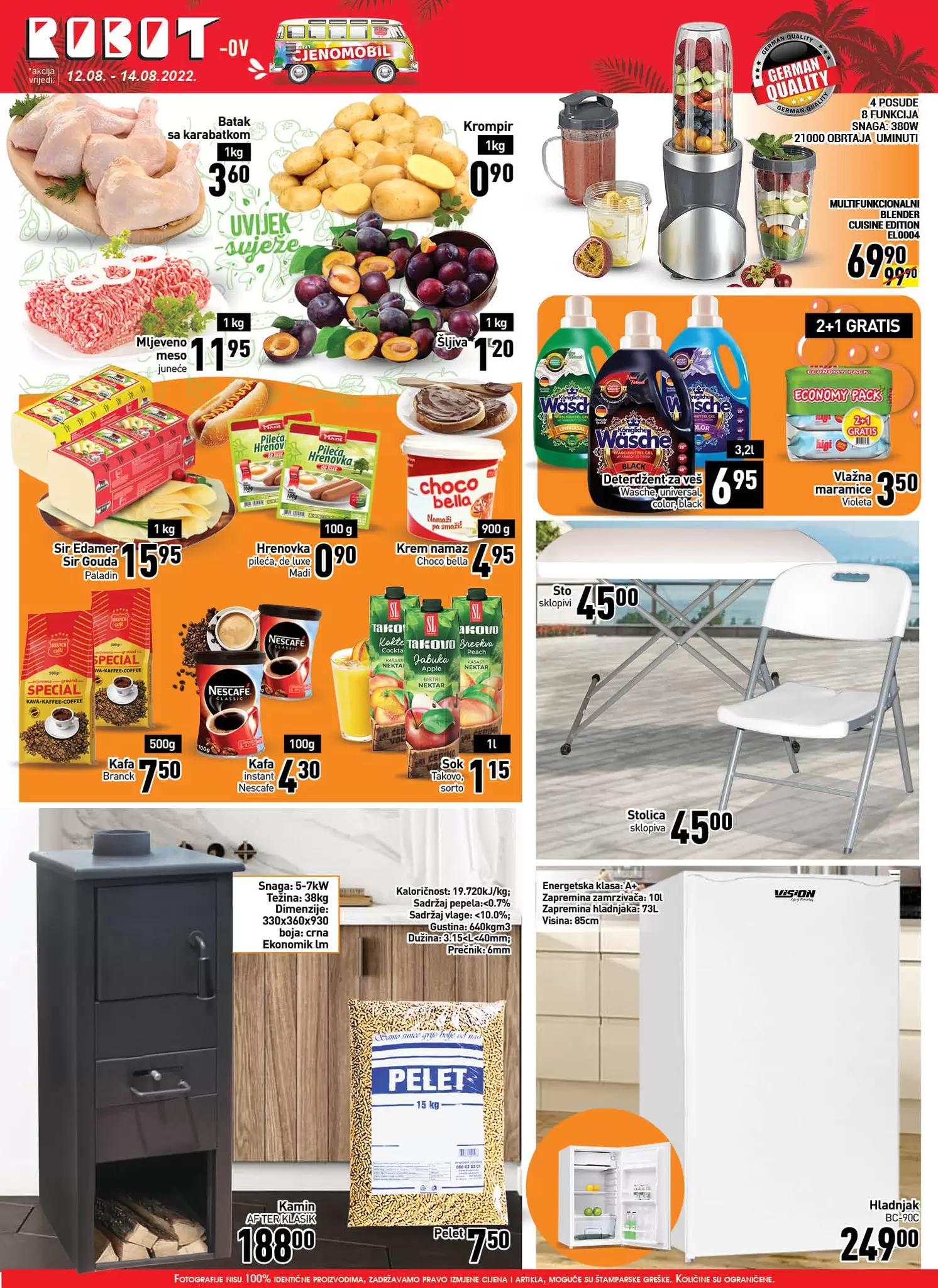 Robot vikend akcija 12-14.8.2022. nova Robot snizenja avgust 2022!