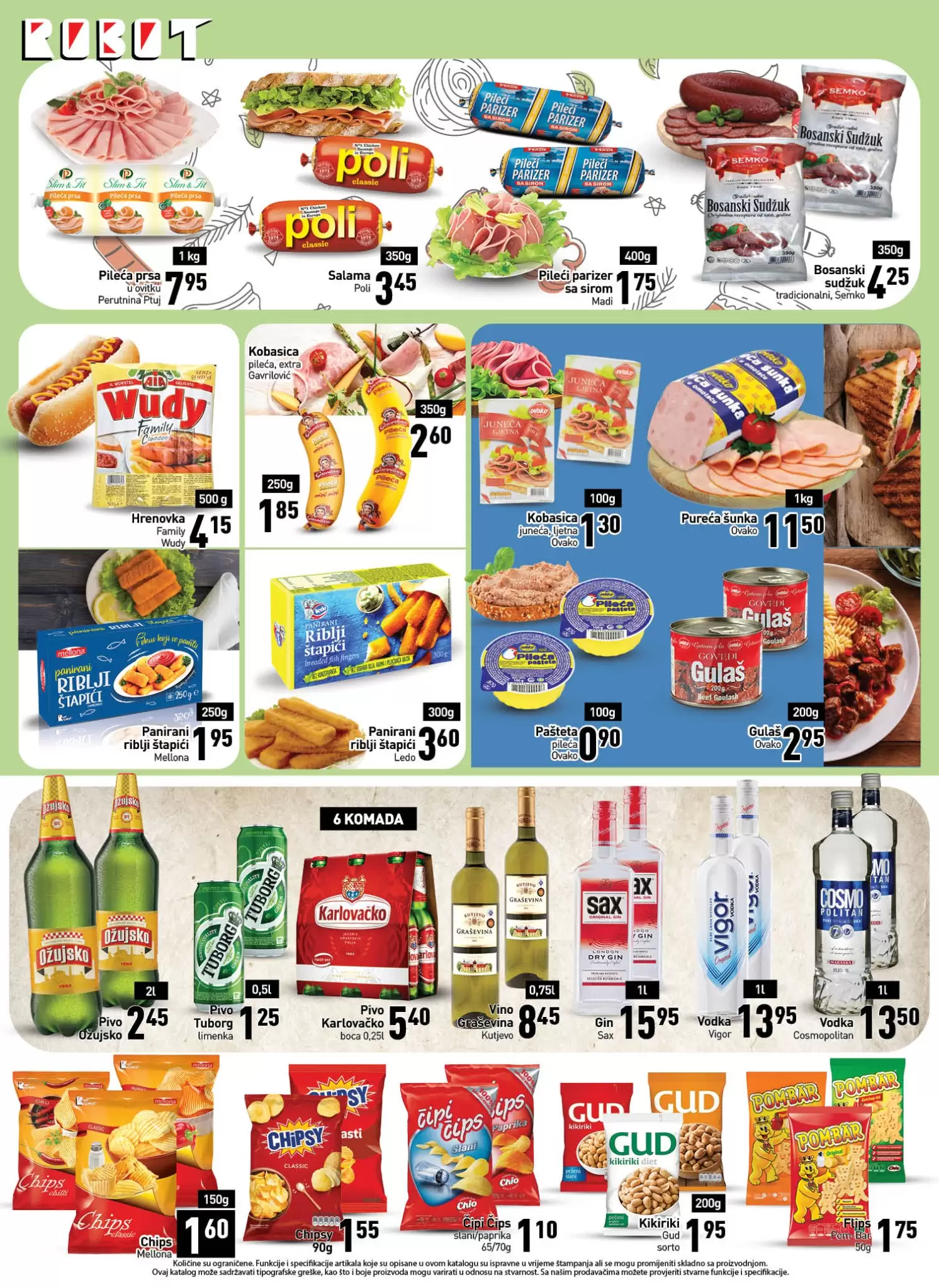 Robot katalog PREHRANA, namještaj, bazeni, klime, tehnika, avgust 2022 【SNIŽENJA do 51%】akcija sniženja 15-28.8.2022.