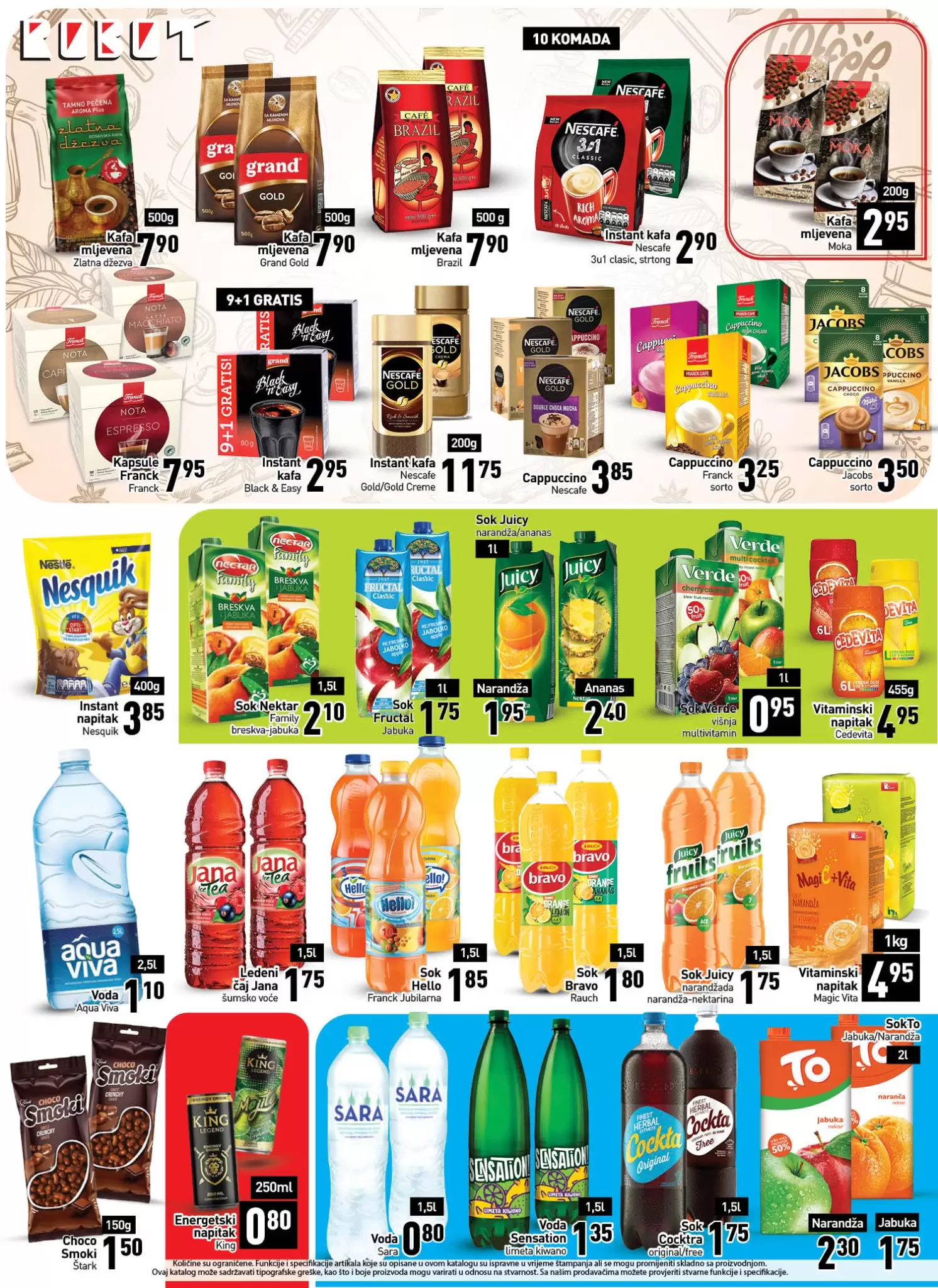 Robot katalog PREHRANA, namještaj, bazeni, klime, tehnika, avgust 2022 【SNIŽENJA do 51%】akcija sniženja 15-28.8.2022.