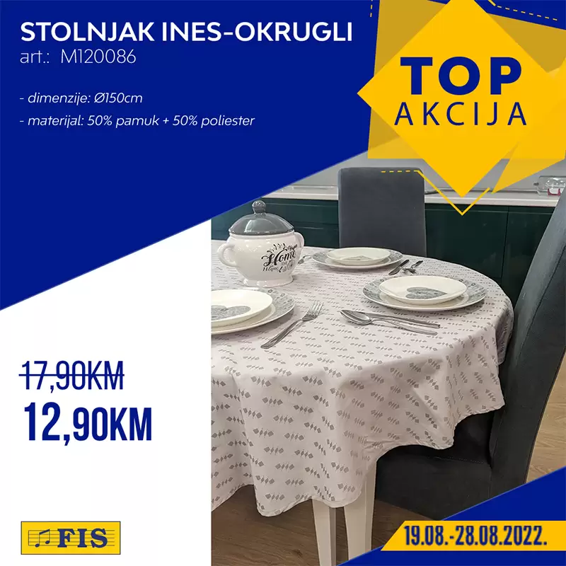 Fis TOP akcija za TOP artikle avgust 2022 ~ katalog sniženje 19-28.8.2022.