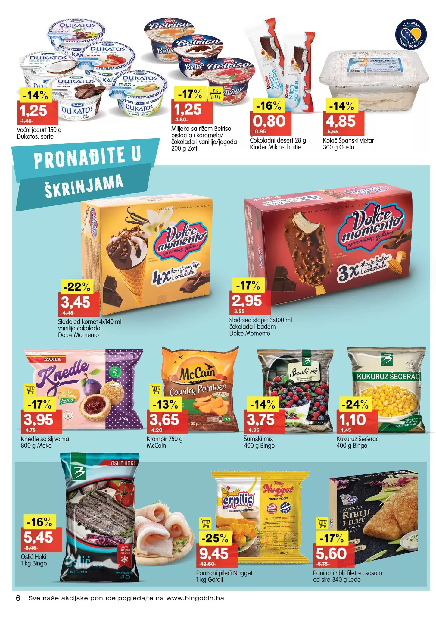 BINGO KATALOG avgust 2022 SNIZENJA do 60% akcija 16-28.8.2022.