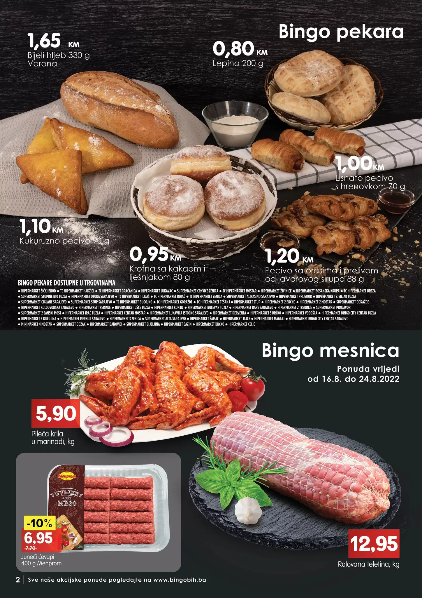 BINGO KATALOG avgust 2022 SNIZENJA do 60% akcija 16-28.8.2022.