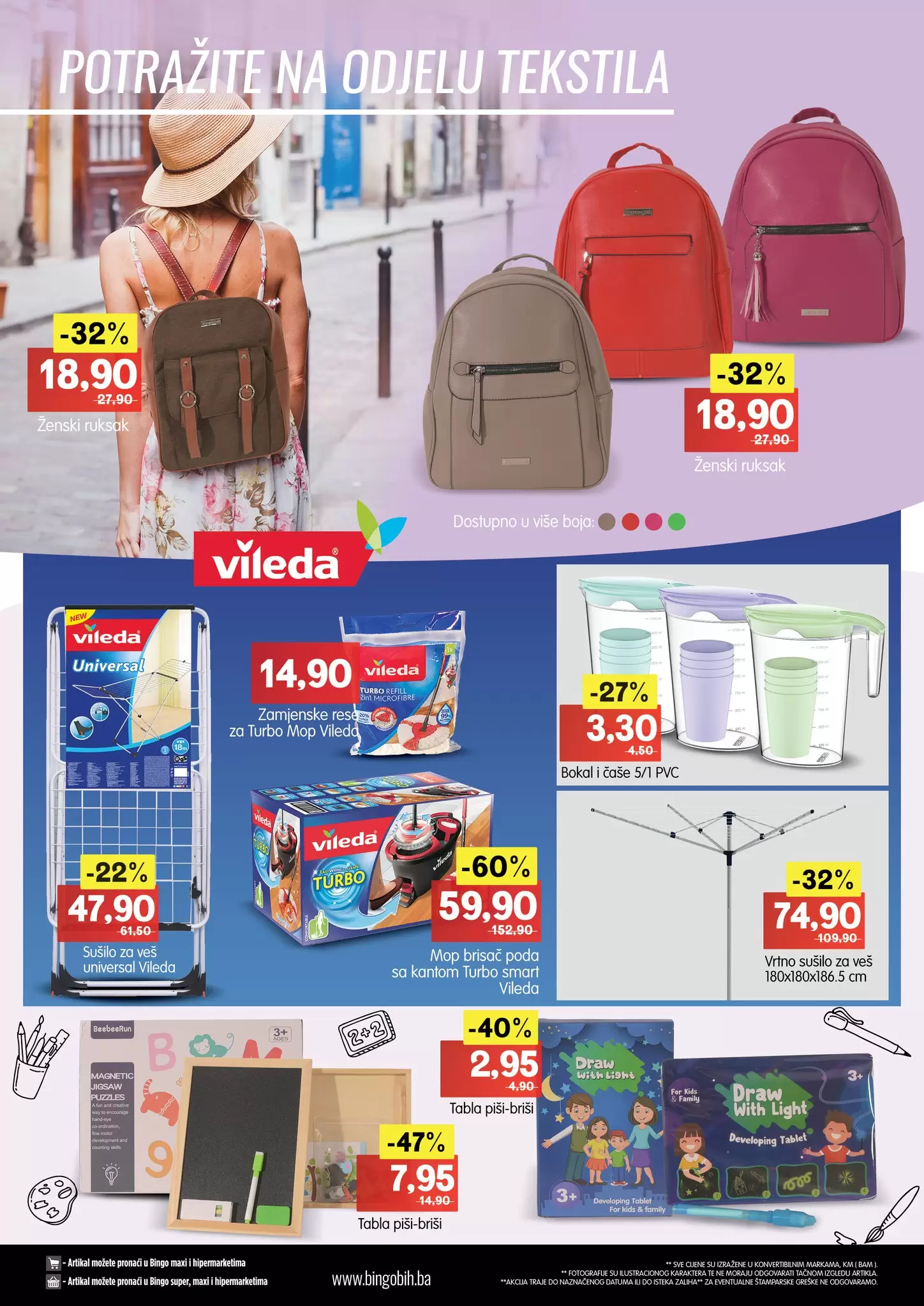 BINGO KATALOG avgust 2022 SNIZENJA do 60% akcija 16-28.8.2022.