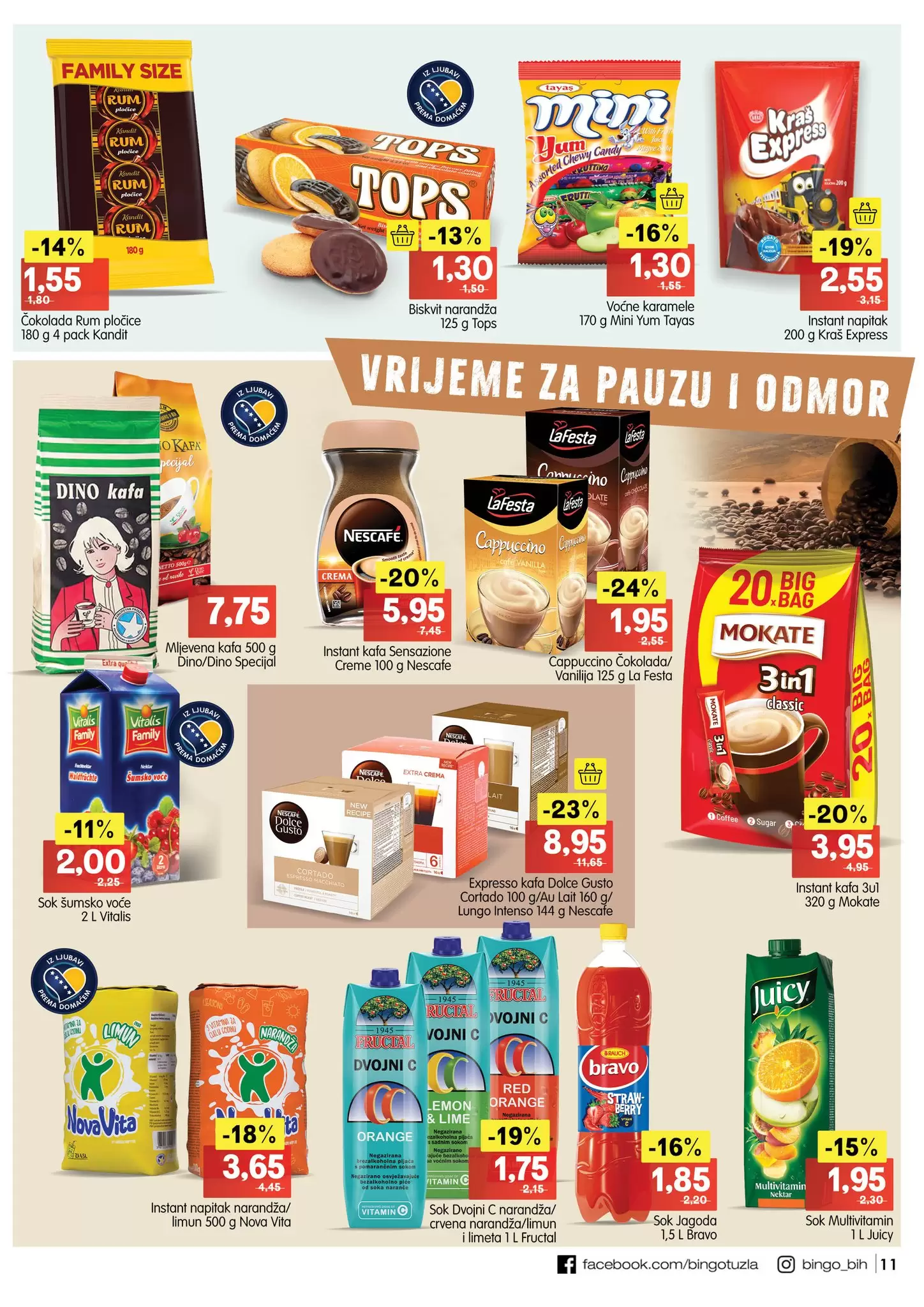 BINGO KATALOG avgust 2022 SNIZENJA do 60% akcija 16-28.8.2022.