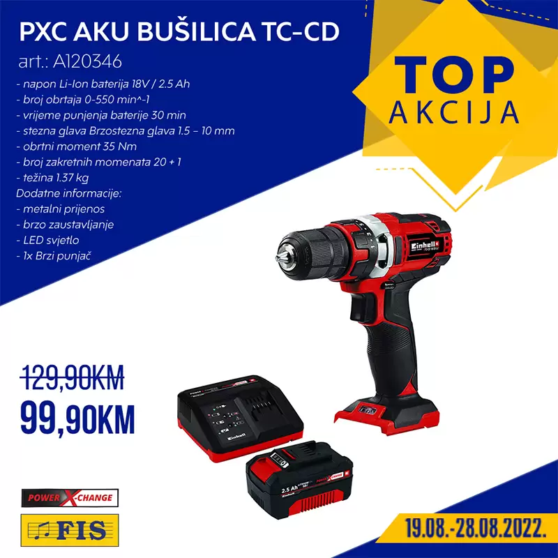 Fis TOP akcija za TOP artikle avgust 2022 ~ katalog sniženje 19-28.8.2022.