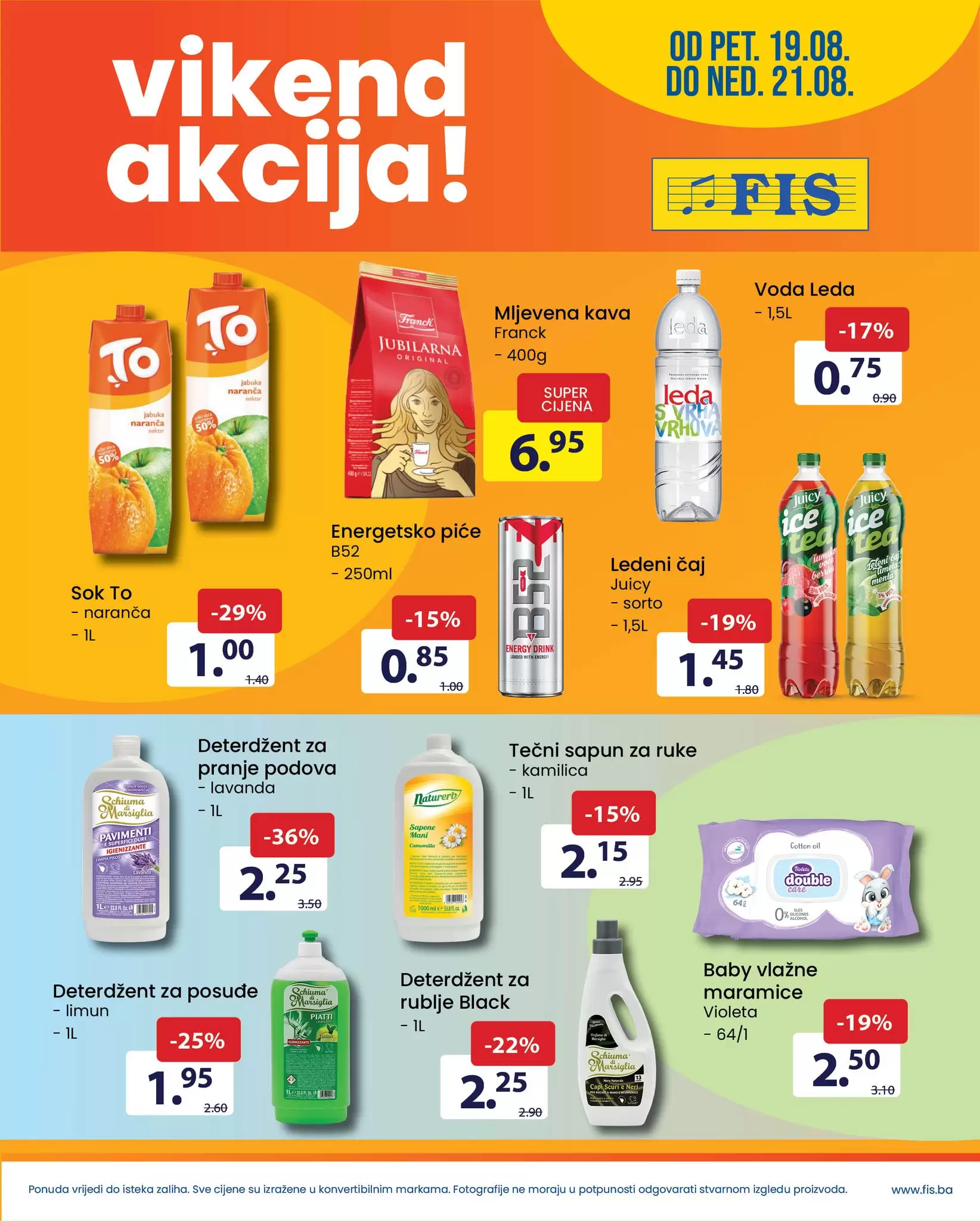 Fis vikend akcija SNIŽENJA do 41% katalog sniženja 19-22.8.2022.