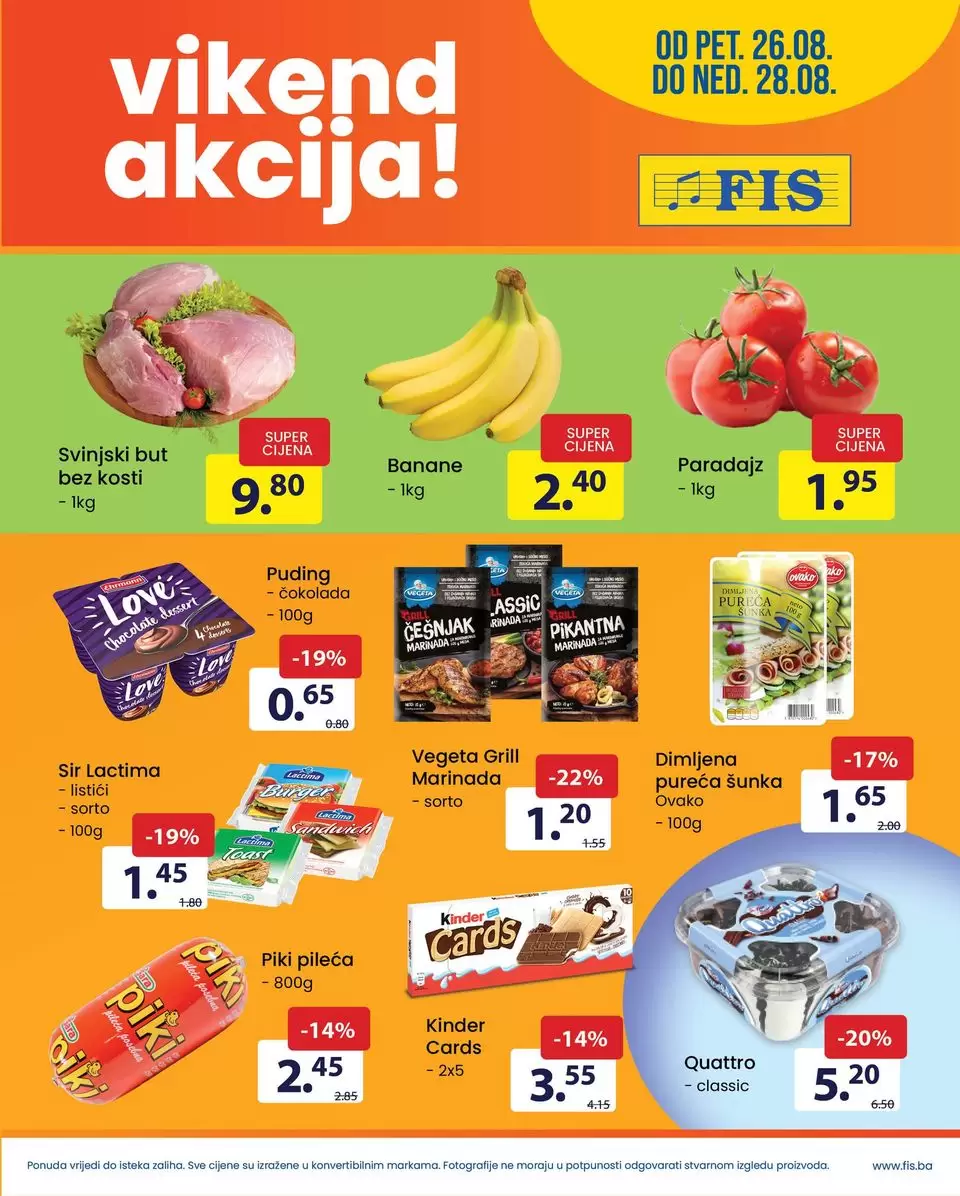 Fis vikend akcija II SNIŽENJA do 33% Fis katalog 25-28.8.2022.
