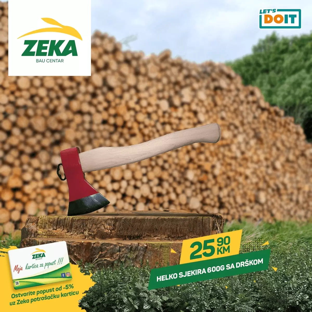 zeka bau centar sjekira