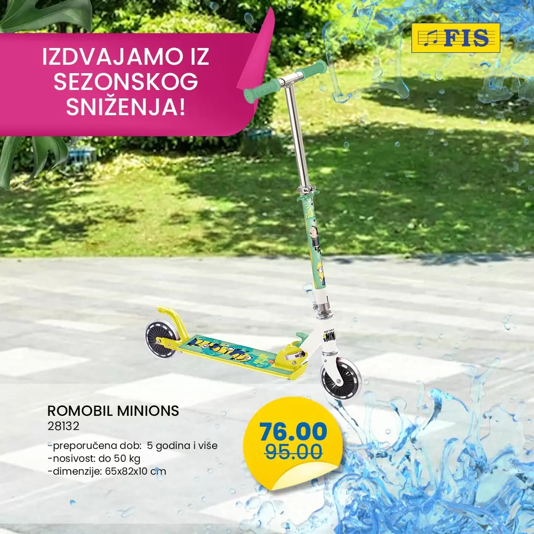 Fis dječiji romobil super akcija SEZONSKO SNIŽENJE do 15.9.2022.