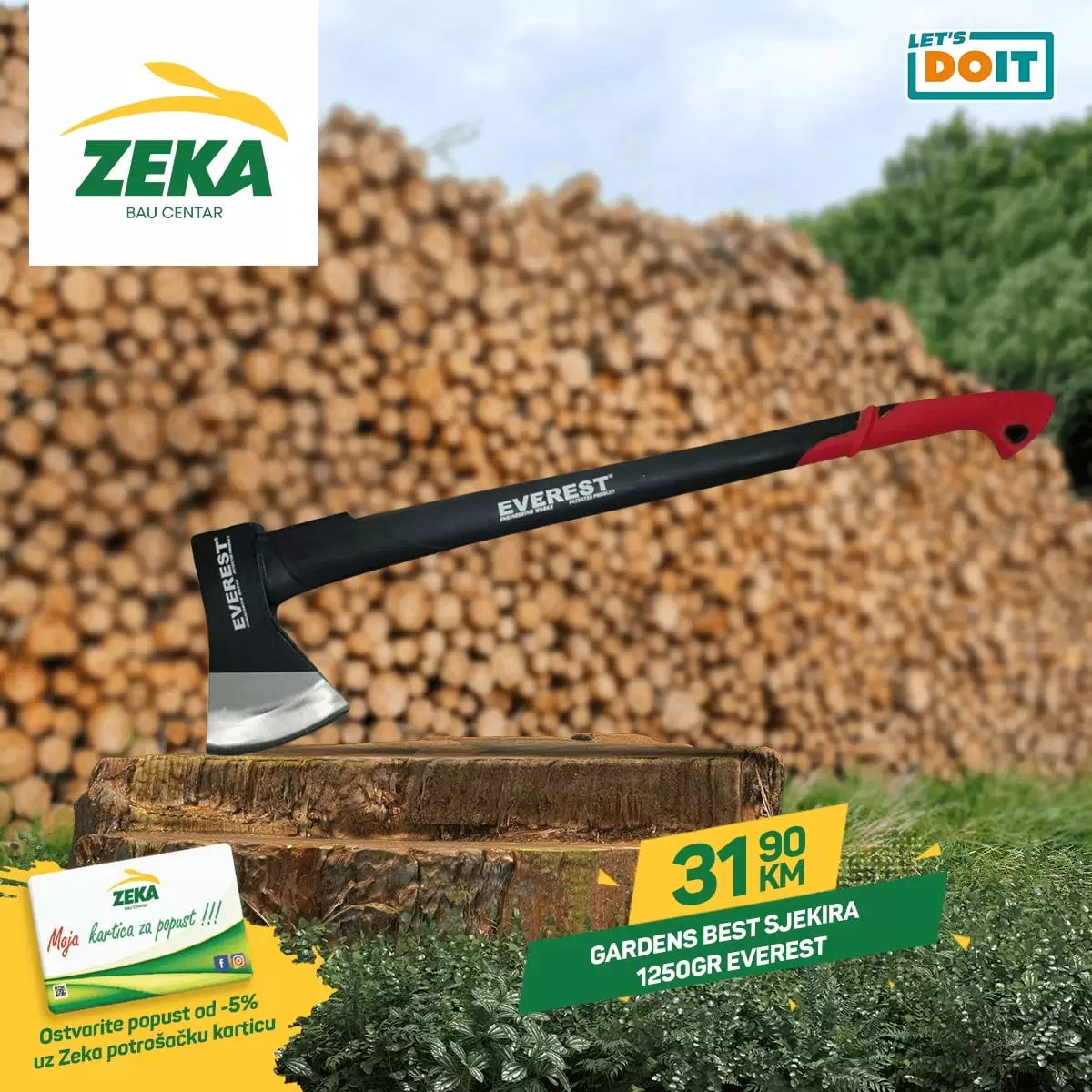 zeka bau centar sjekira