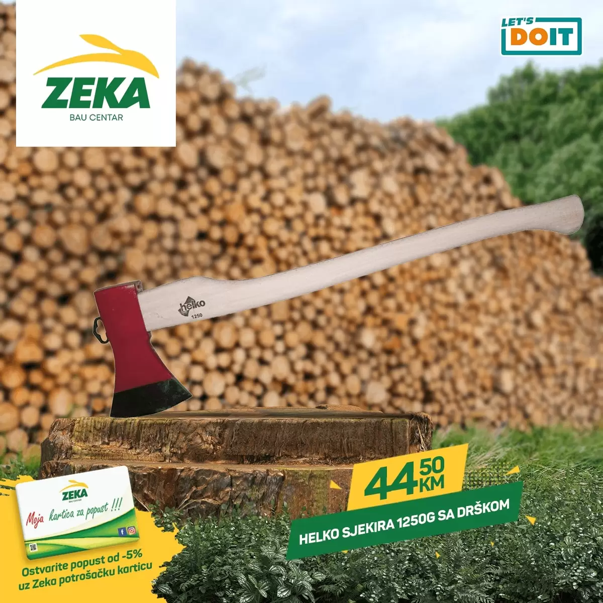 zeka bau centar sjekira