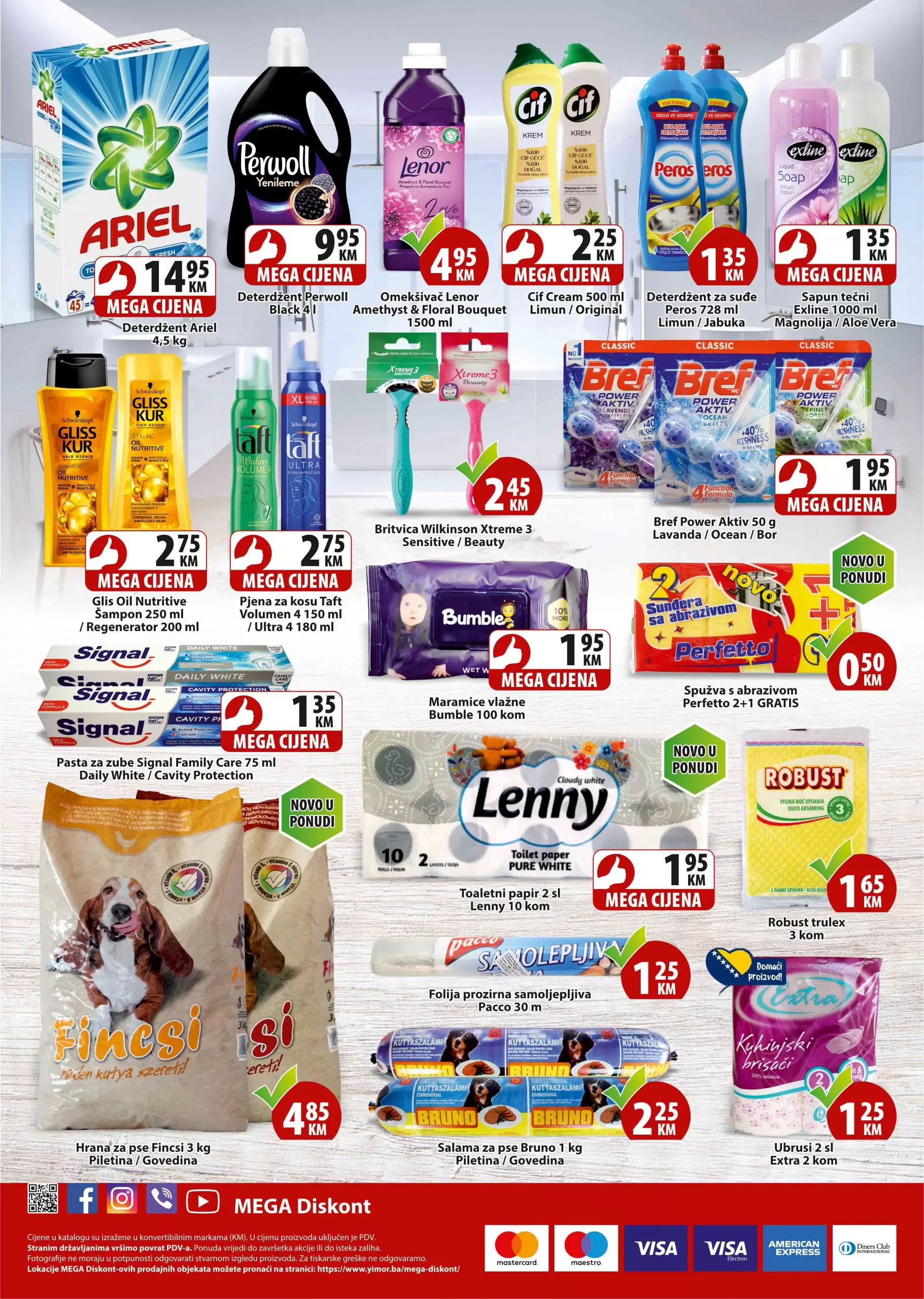 MEGA DISKONT katalog avgust 2022 akcija sniženja 15-27.8.2022.