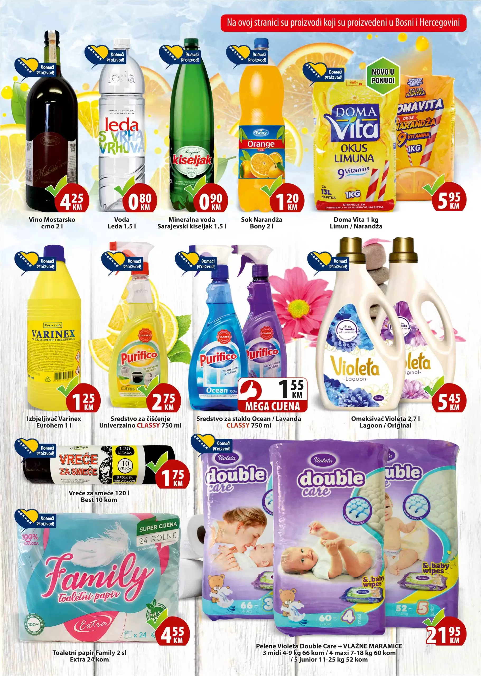 Mega Diskont kataloška akcija KUPUJMO DOMAĆE avgust 2022 ~ katalog sniženja 22.8-10.9.2022.