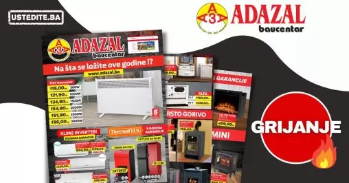Adazal katalog GRIJANJE 2022 ~ Kamini i peći na čvrsto gorivo, električni kamini...