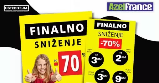 Azel France FINALNO SNIŽENJE i do 70% avgust 2022!