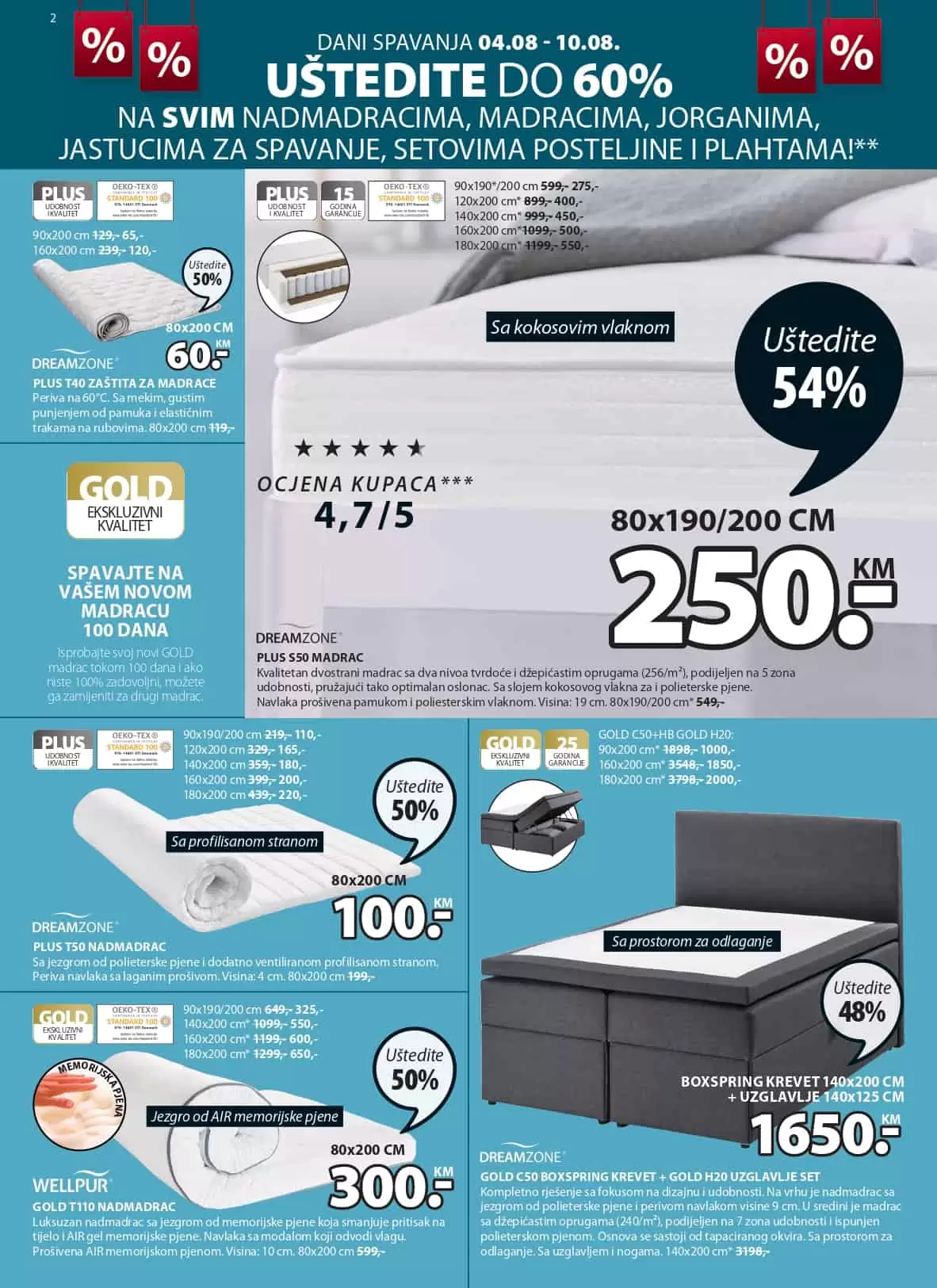 JYSK katalog avgust 2022▷SNIZENJE NAMJESTAJA akcija od 04.8. do 16.8.2022.