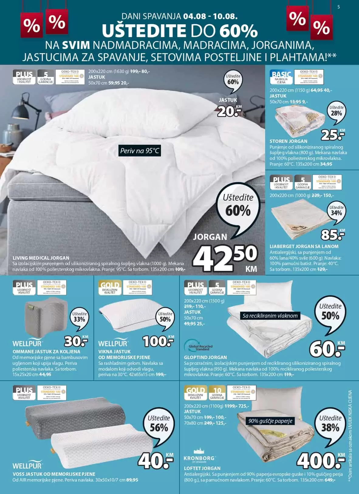 JYSK katalog avgust 2022▷SNIZENJE NAMJESTAJA akcija od 04.8. do 16.8.2022.