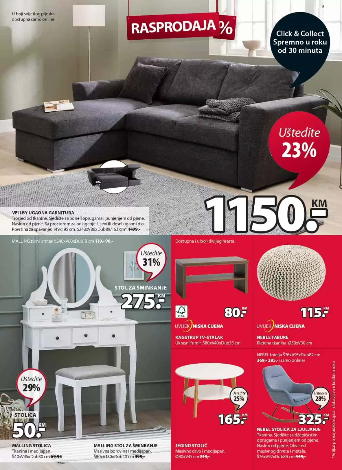 JYSK katalog avgust 2022▷SNIZENJE NAMJESTAJA akcija od 04.8. do 16.8.2022.