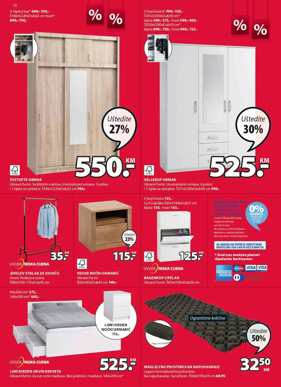 JYSK katalog avgust 2022▷SNIZENJE NAMJESTAJA akcija od 04.8. do 16.8.2022.