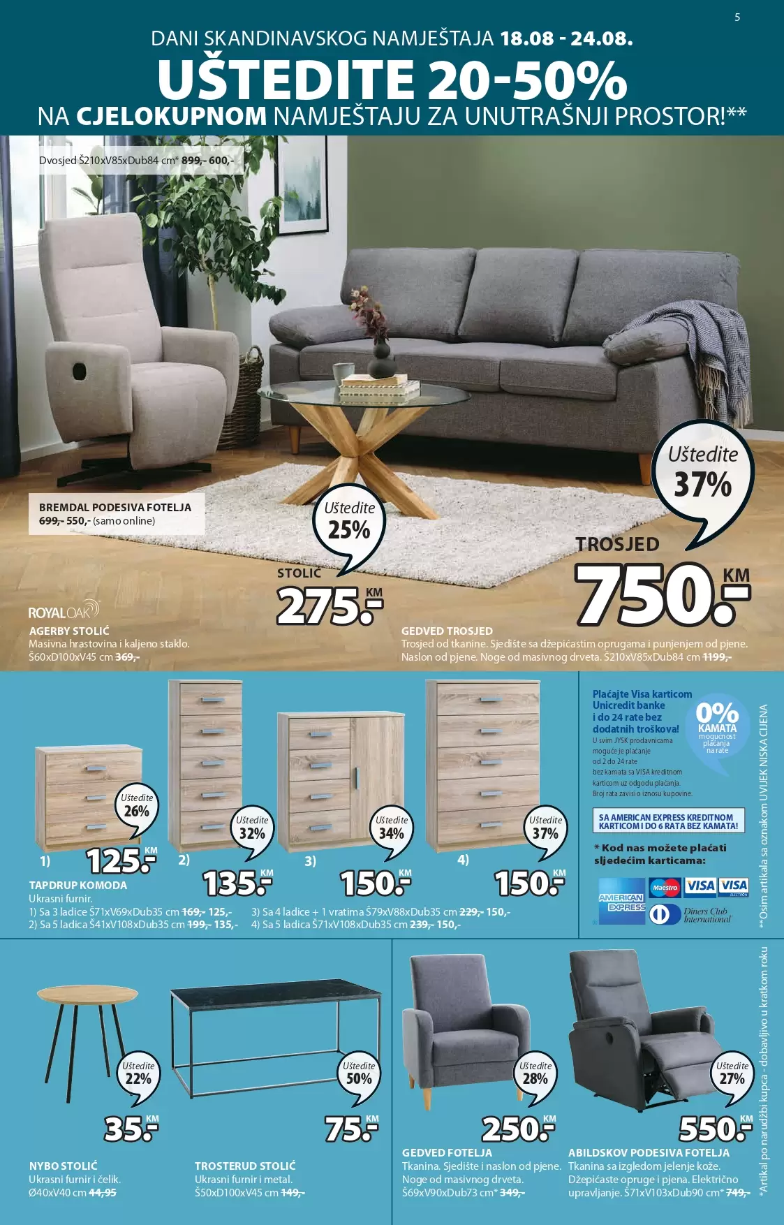 Jysk katalog avgust 2022 ~ akcija sniženja 18-31. 8.2022.