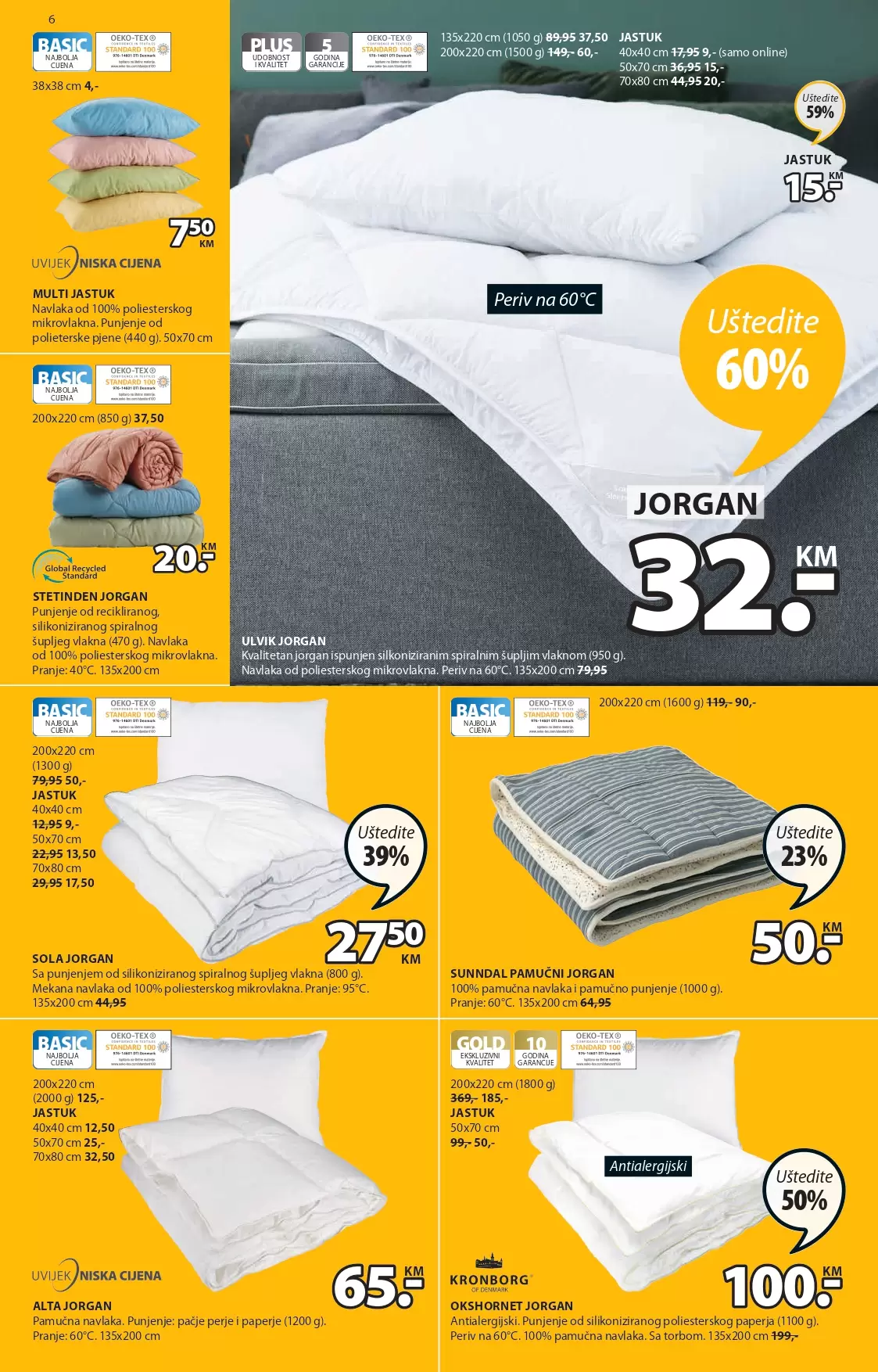 Jysk katalog avgust 2022 ~ akcija sniženja 18-31. 8.2022.