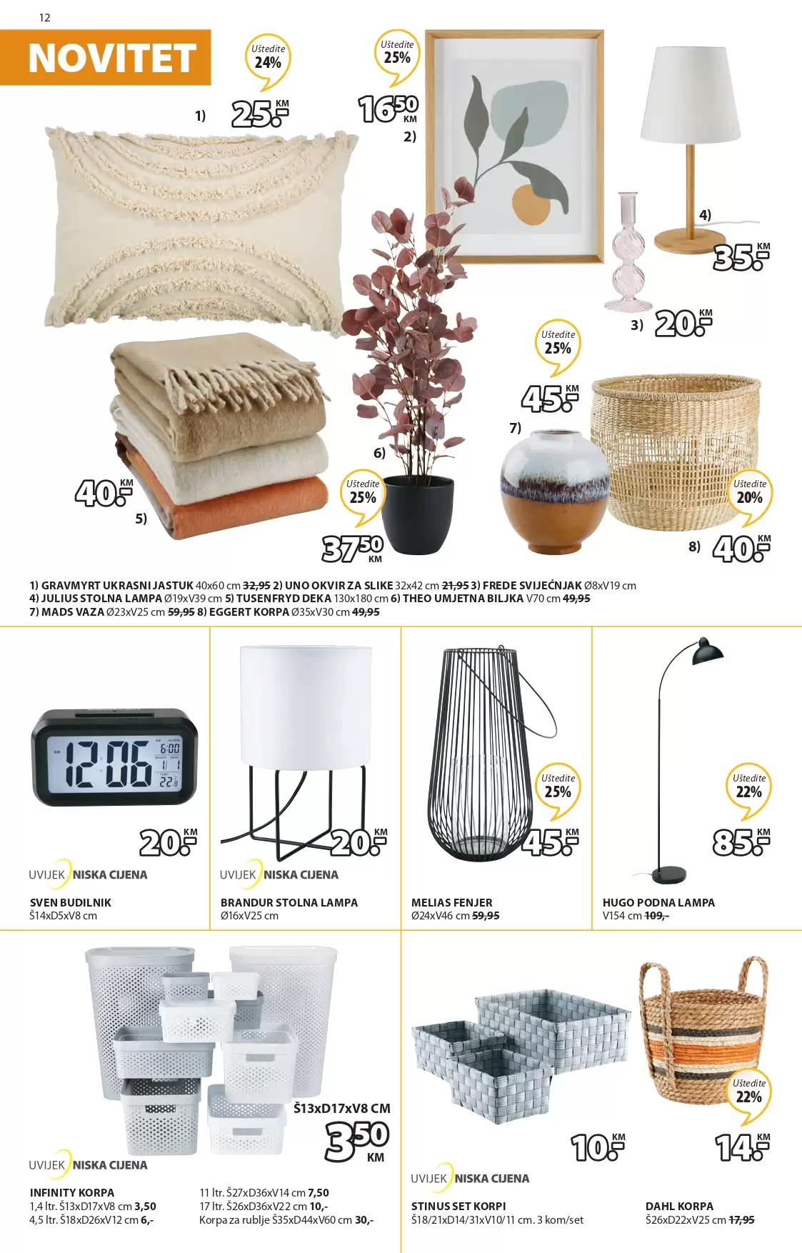 Jysk katalog avgust 2022 ~ akcija sniženja 18-31. 8.2022.