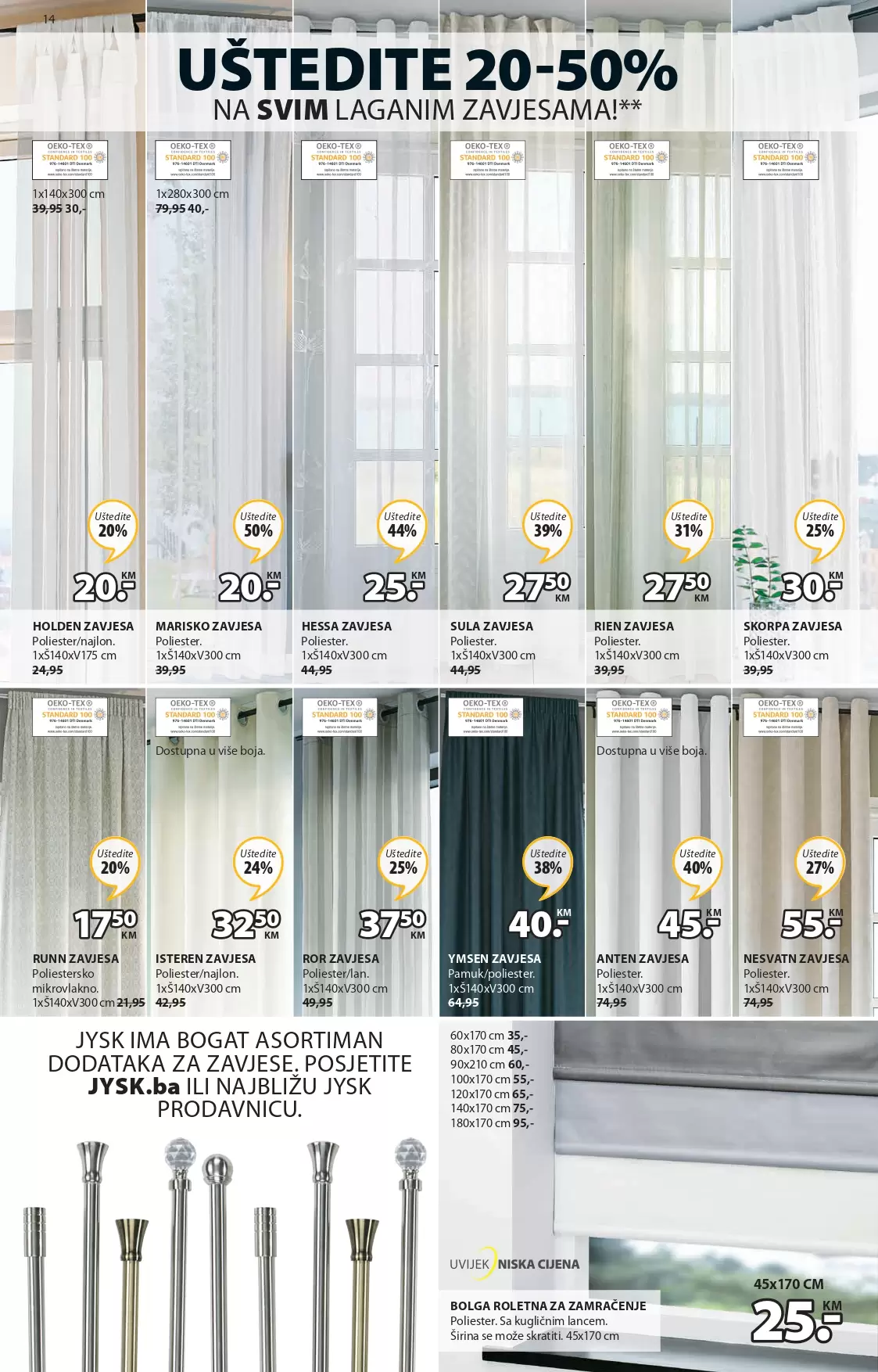 Jysk katalog avgust 2022 ~ akcija sniženja 18-31. 8.2022.