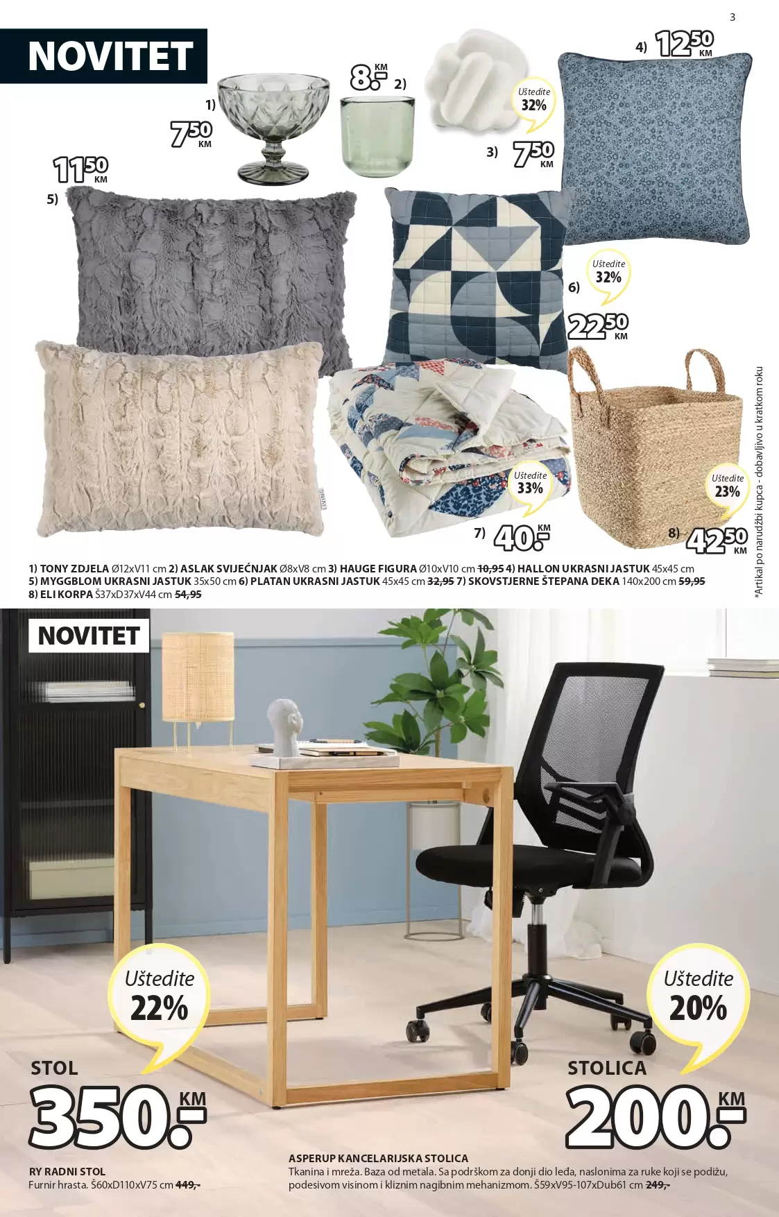 Jysk katalog avgust/septembar 2022 akcija sniženja 25.8-7.9.2022.