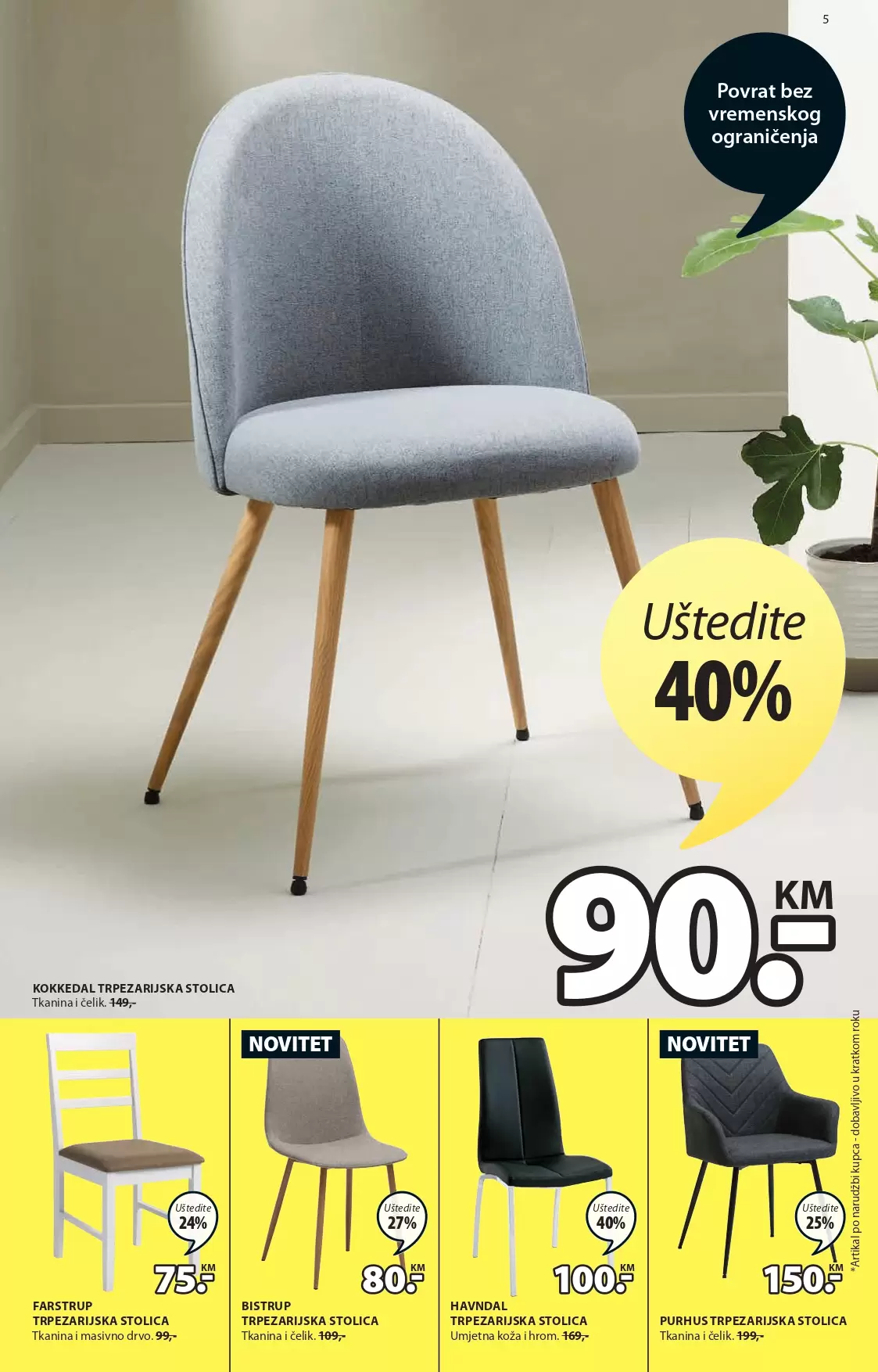 Jysk katalog avgust/septembar 2022 akcija sniženja 25.8-7.9.2022.