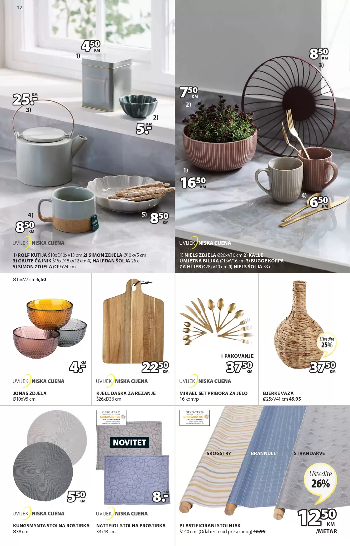 Jysk katalog avgust/septembar 2022 akcija sniženja 25.8-7.9.2022.