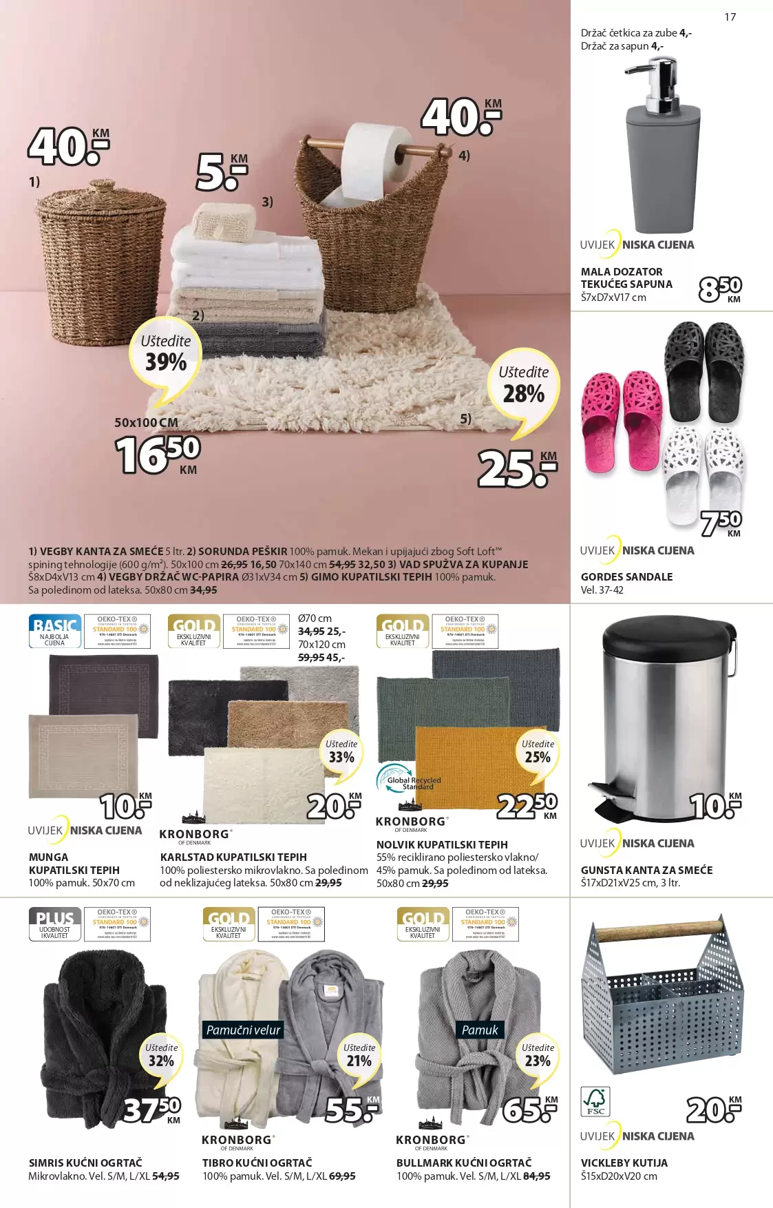 Jysk katalog avgust/septembar 2022 akcija sniženja 25.8-7.9.2022.